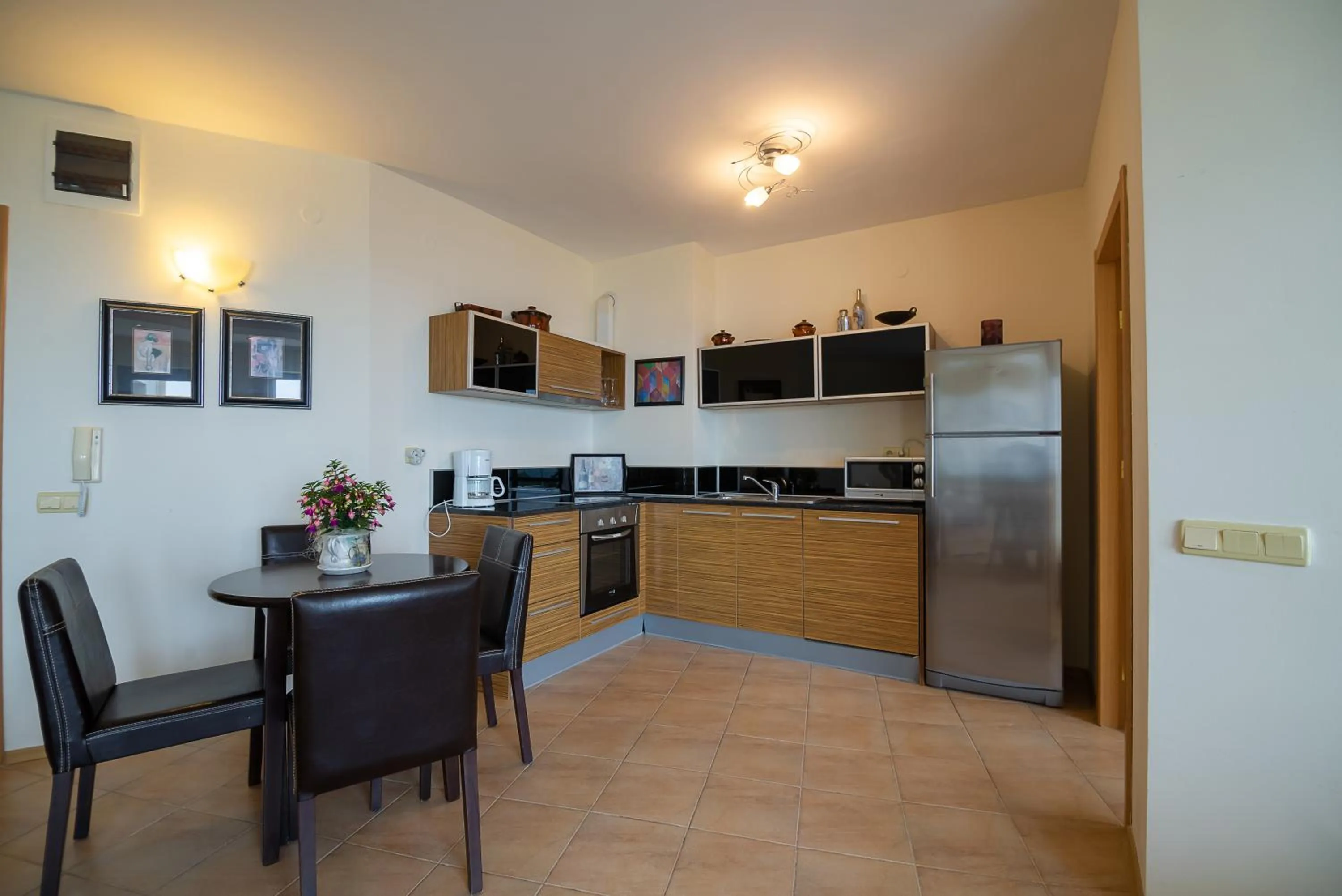 Kitchen or kitchenette in Byala Panorama Resort