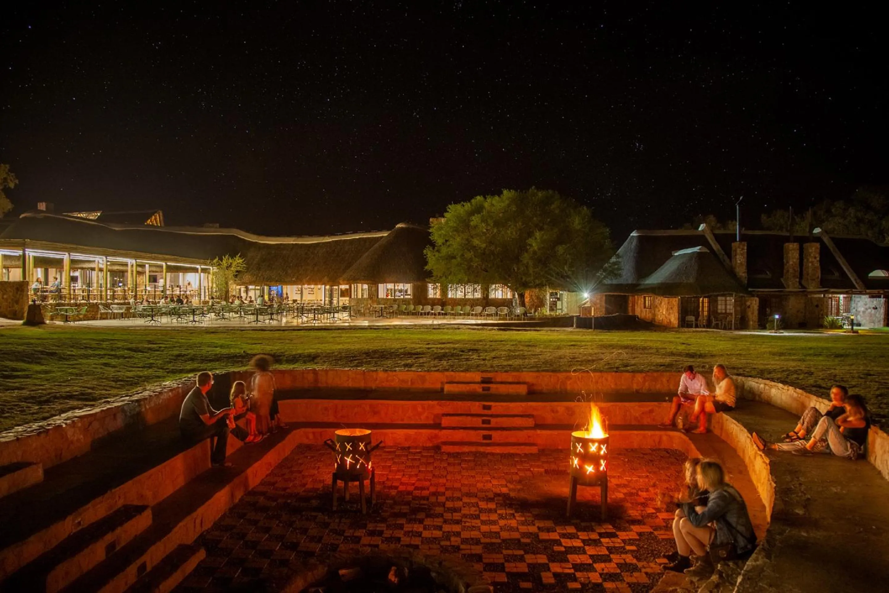 Evening entertainment in Aquila Private Game Reserve & Spa