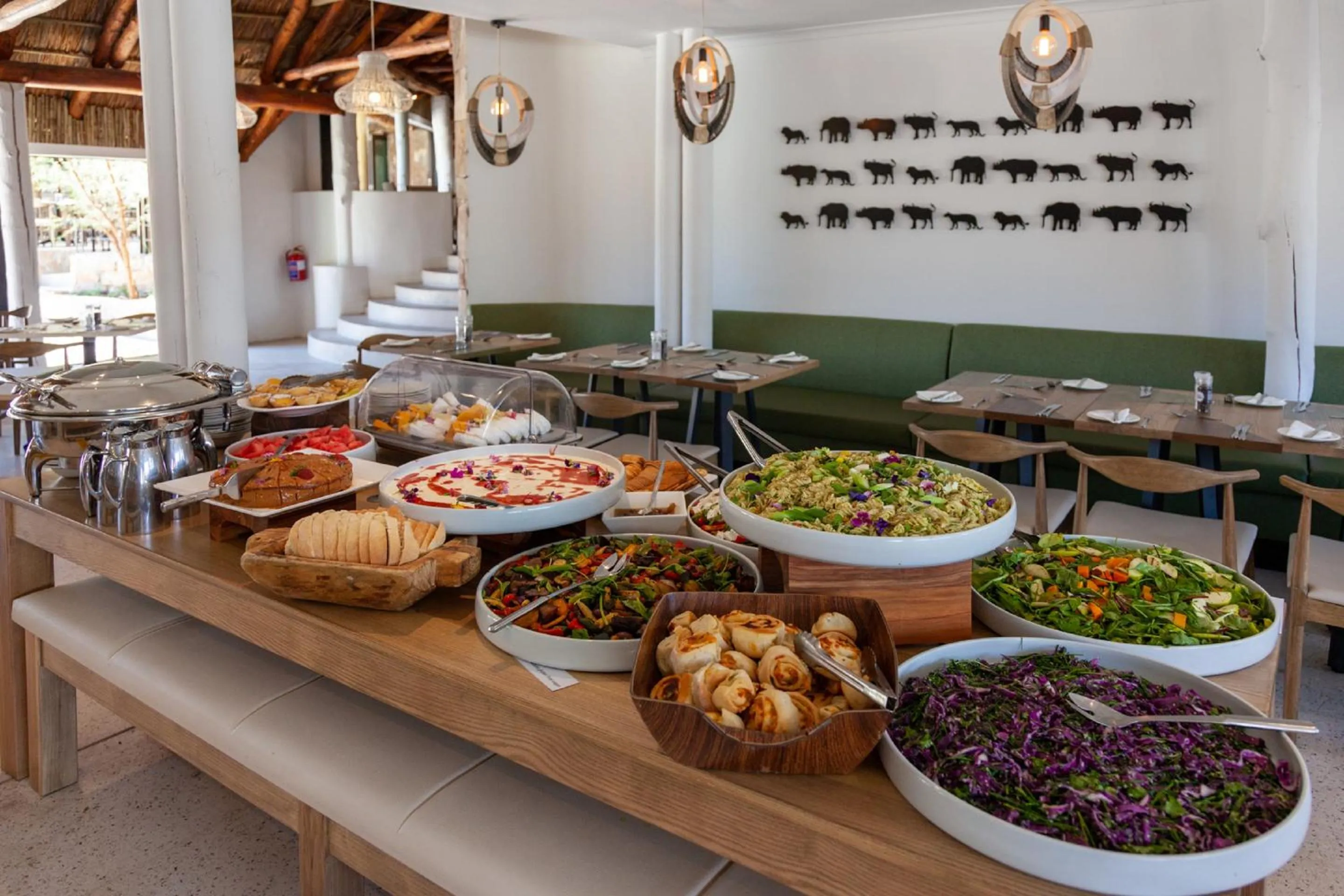 Buffet breakfast in Aquila Private Game Reserve & Spa