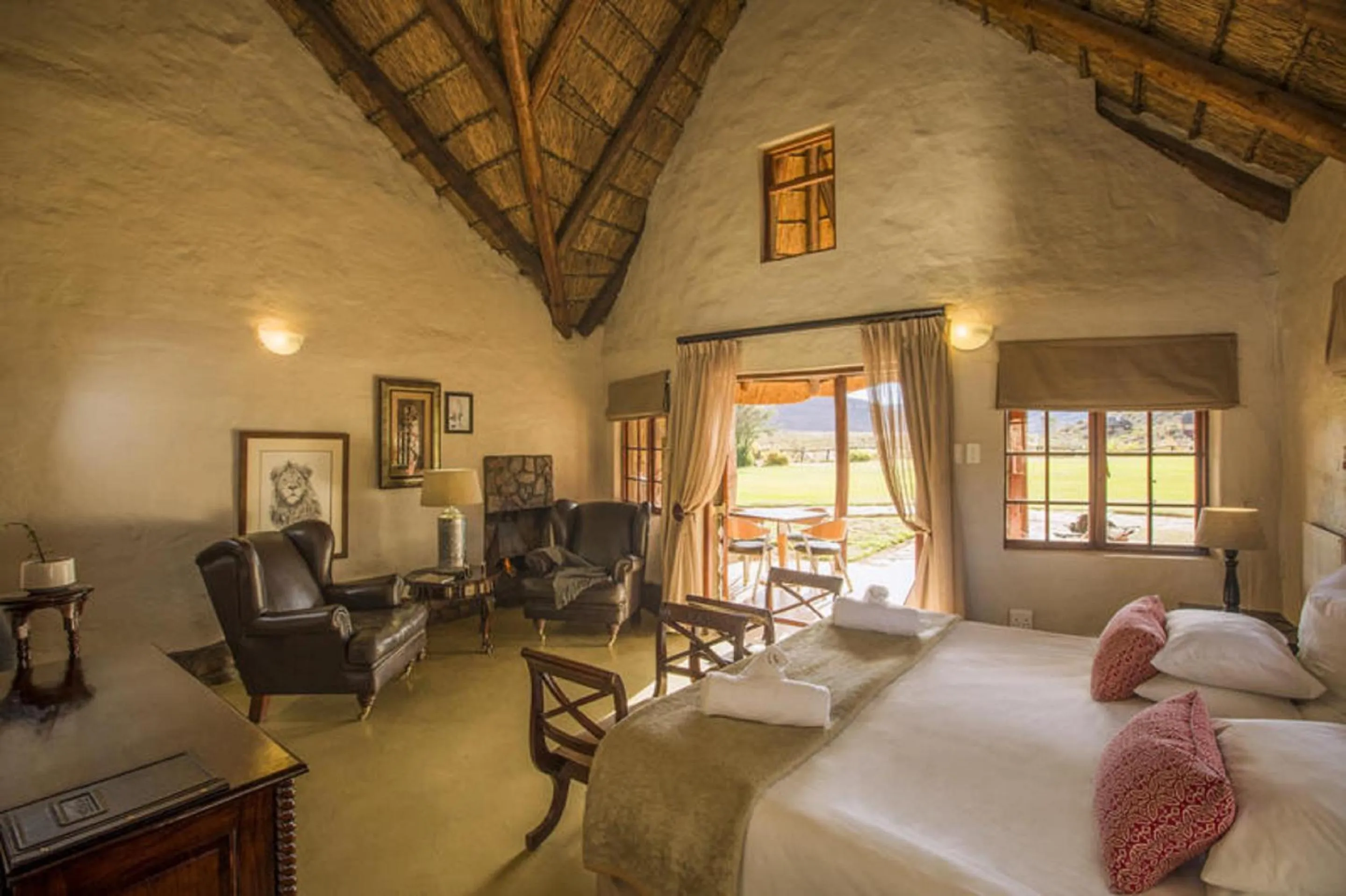 View (from property/room), Bed in Aquila Private Game Reserve & Spa