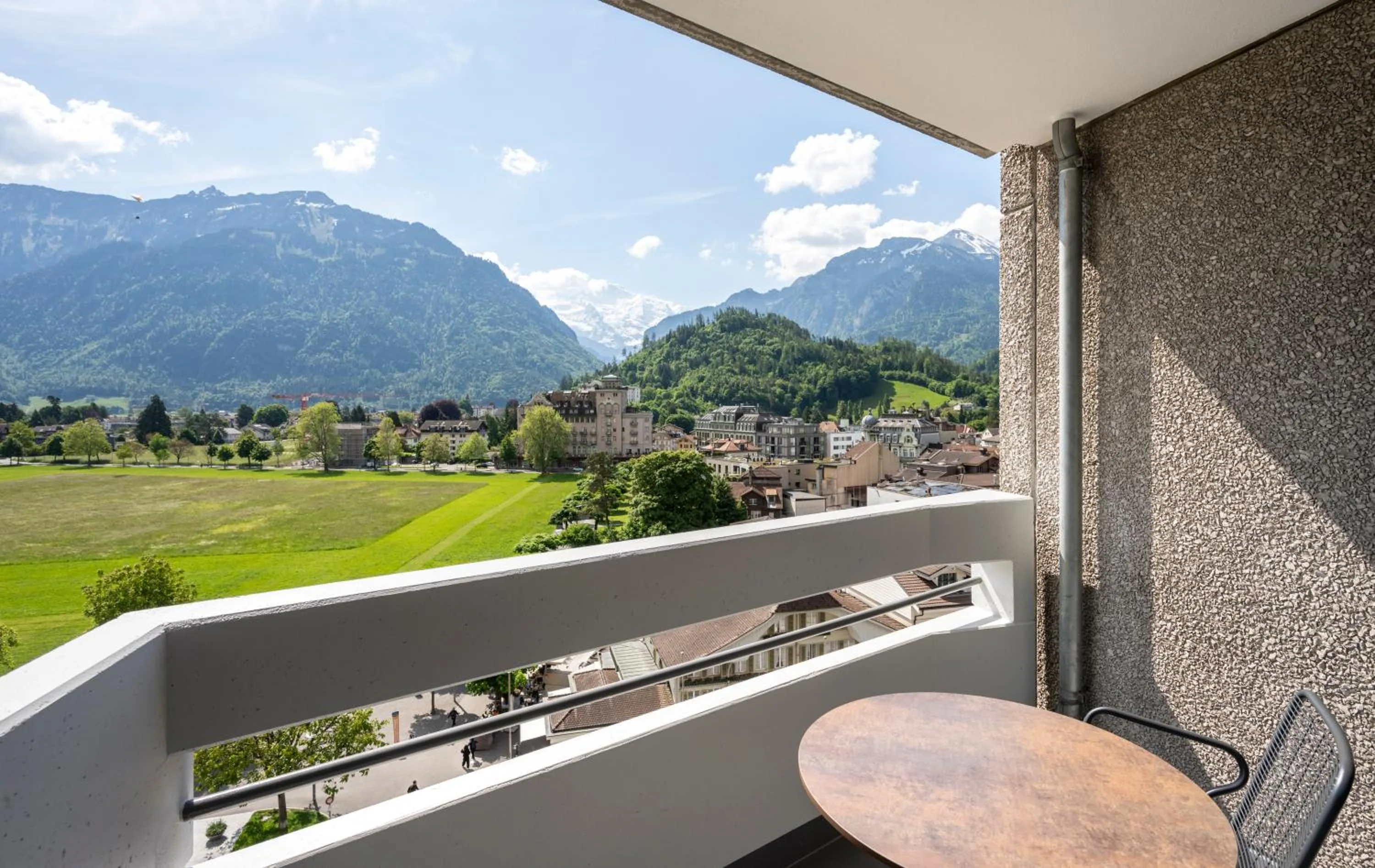 Balcony/Terrace in Hotel Metropole Interlaken