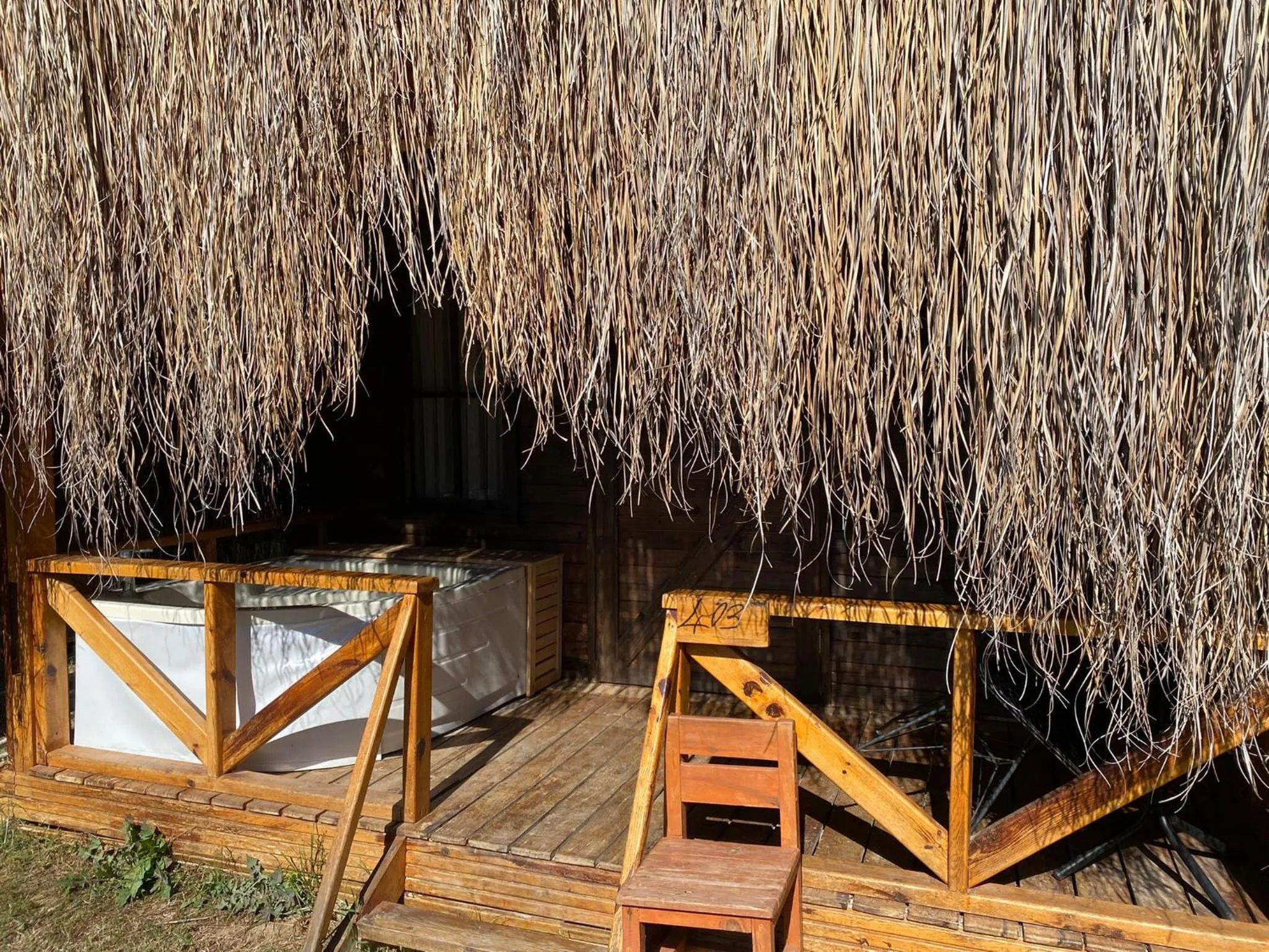 Day in Green Pine Bungalows & Beach Luxury Concept