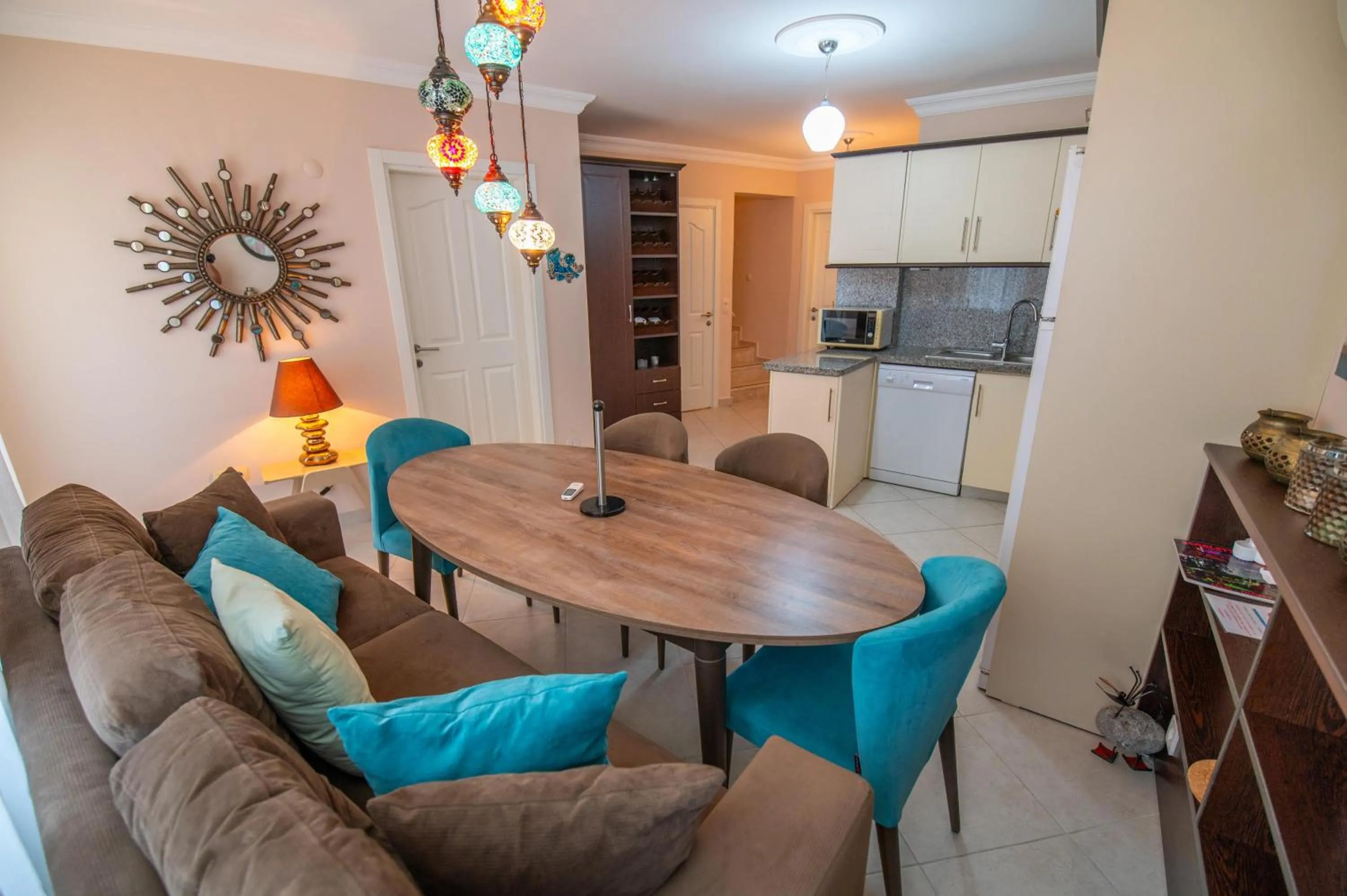 Kitchen or kitchenette in Sunset Beach Resort Aqua Lettings