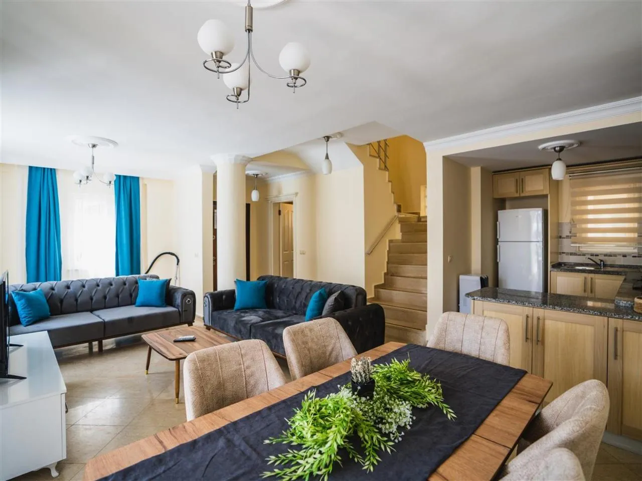 Kitchen or kitchenette in Sunset Beach Resort Aqua Lettings