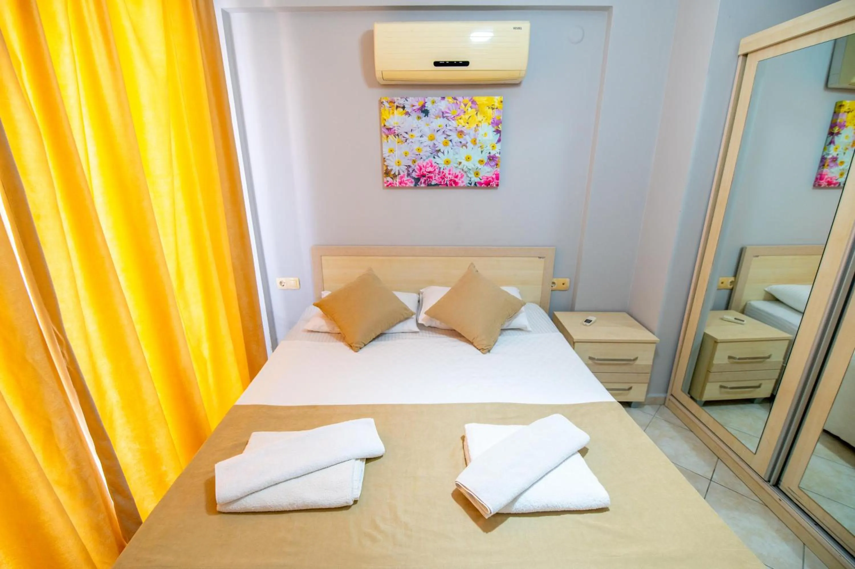 Bed in Sunset Beach Resort Aqua Lettings