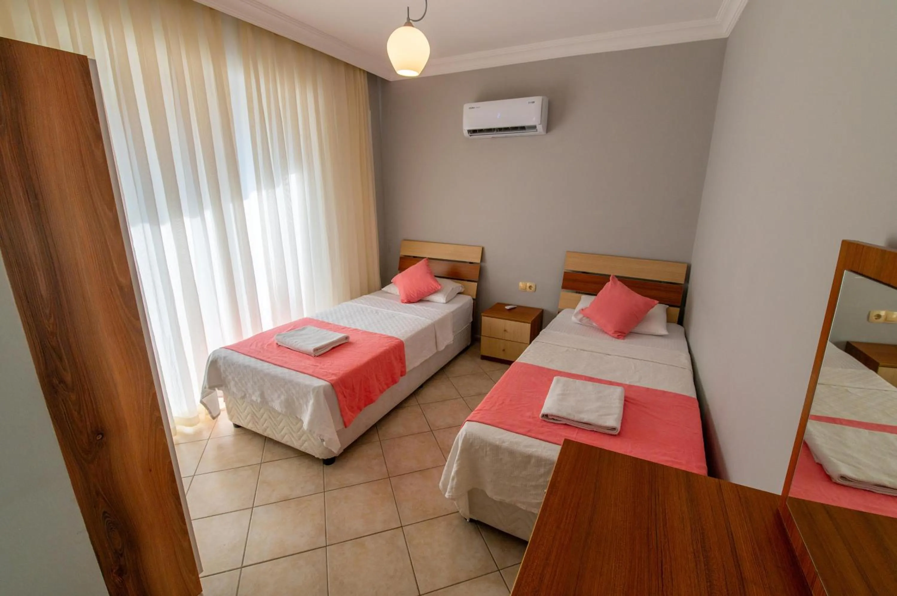 Bed in Sunset Beach Resort Aqua Lettings