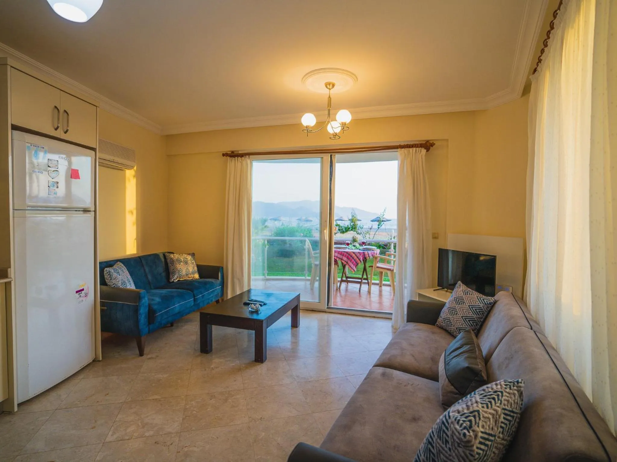 Kitchen or kitchenette in Sunset Beach Resort Aqua Lettings