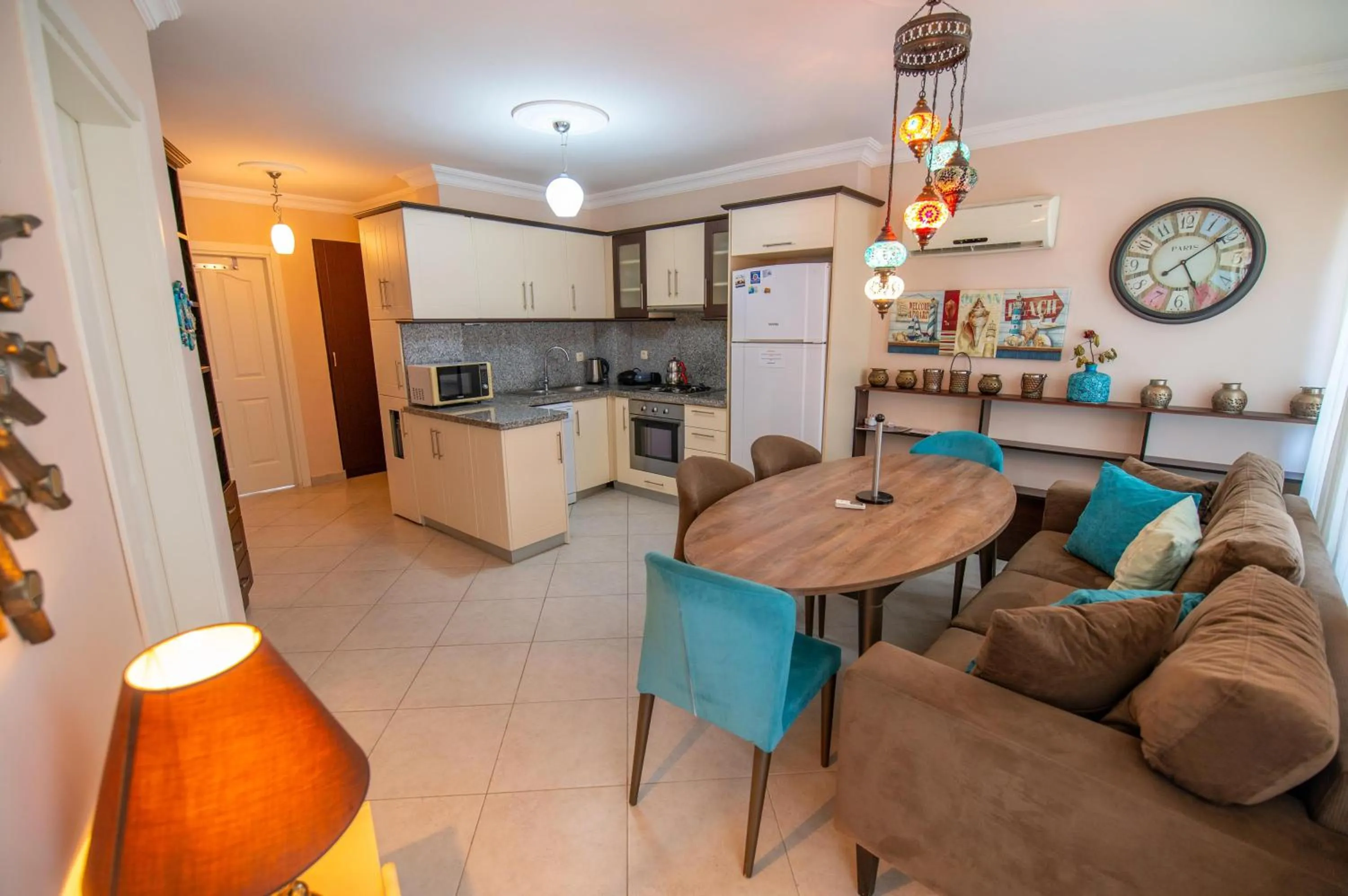 Kitchen or kitchenette in Sunset Beach Resort Aqua Lettings
