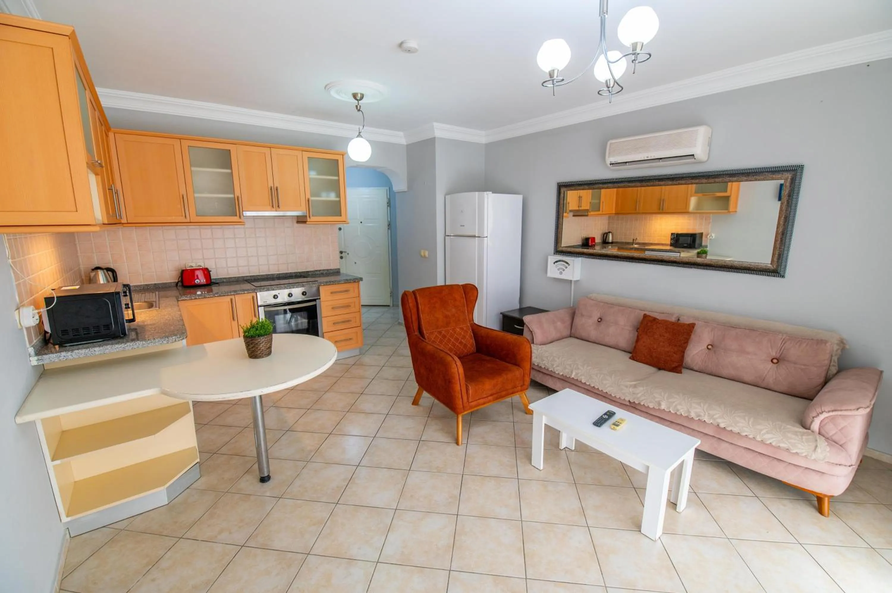 Kitchen or kitchenette in Sunset Beach Resort Aqua Lettings