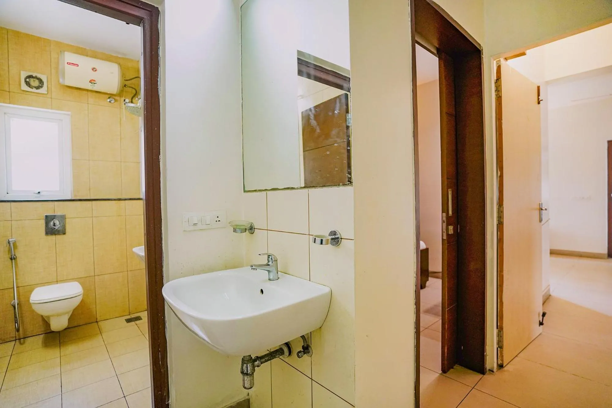 Bathroom in FabHotel Home Tree Service Apartment - Nr Anna Tower