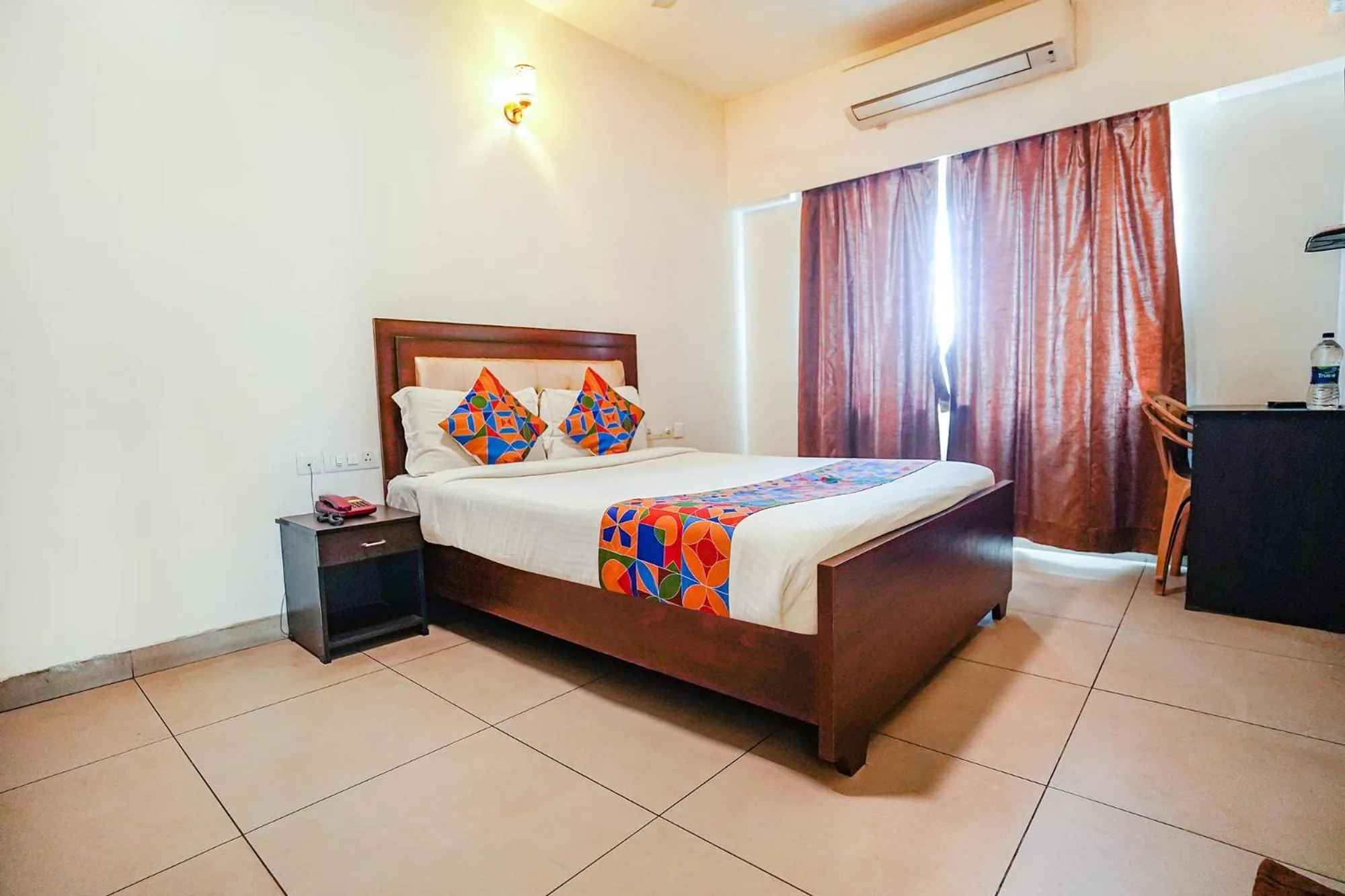 Living room, Bed in FabHotel Home Tree Service Apartment - Nr Anna Tower