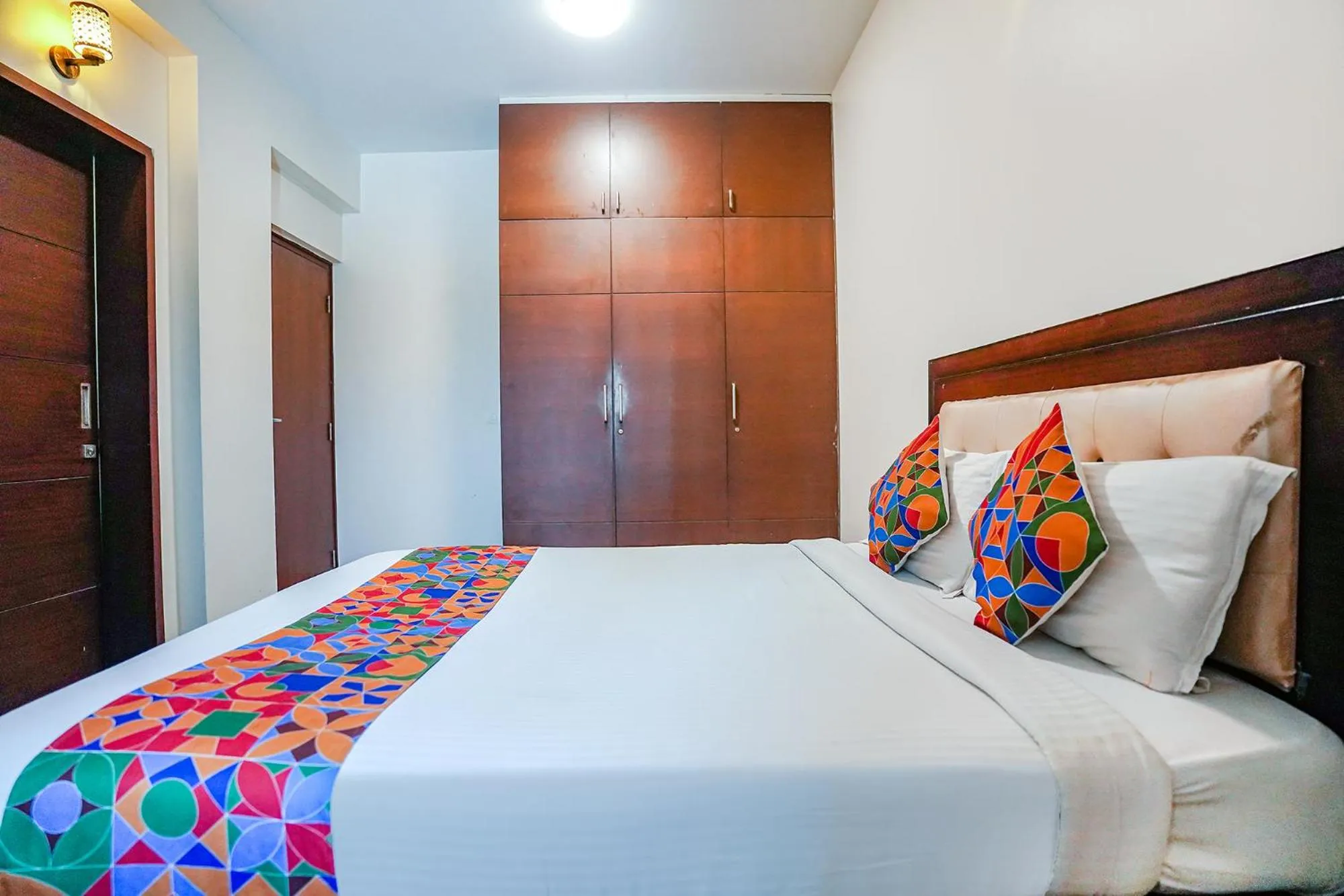 Photo of the whole room, Bed in FabHotel Home Tree Service Apartment - Nr Anna Tower