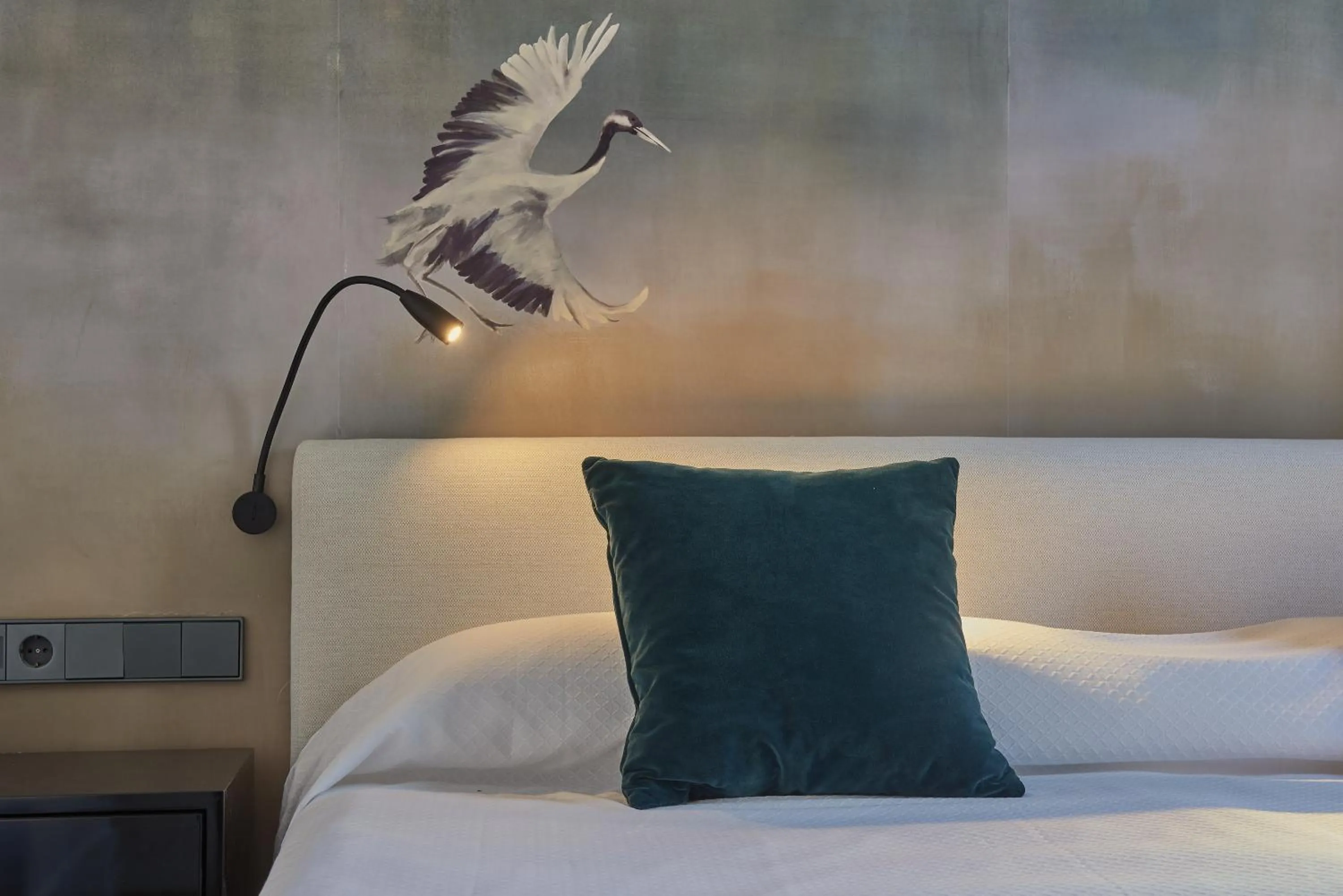 Bed in Hotel Bodega Tio Pepe