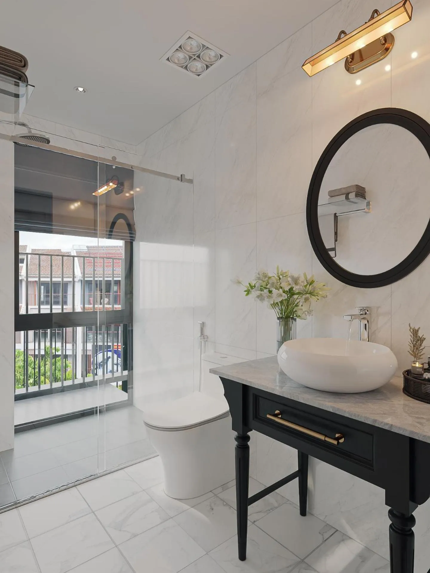 Shower in Luna Oriental