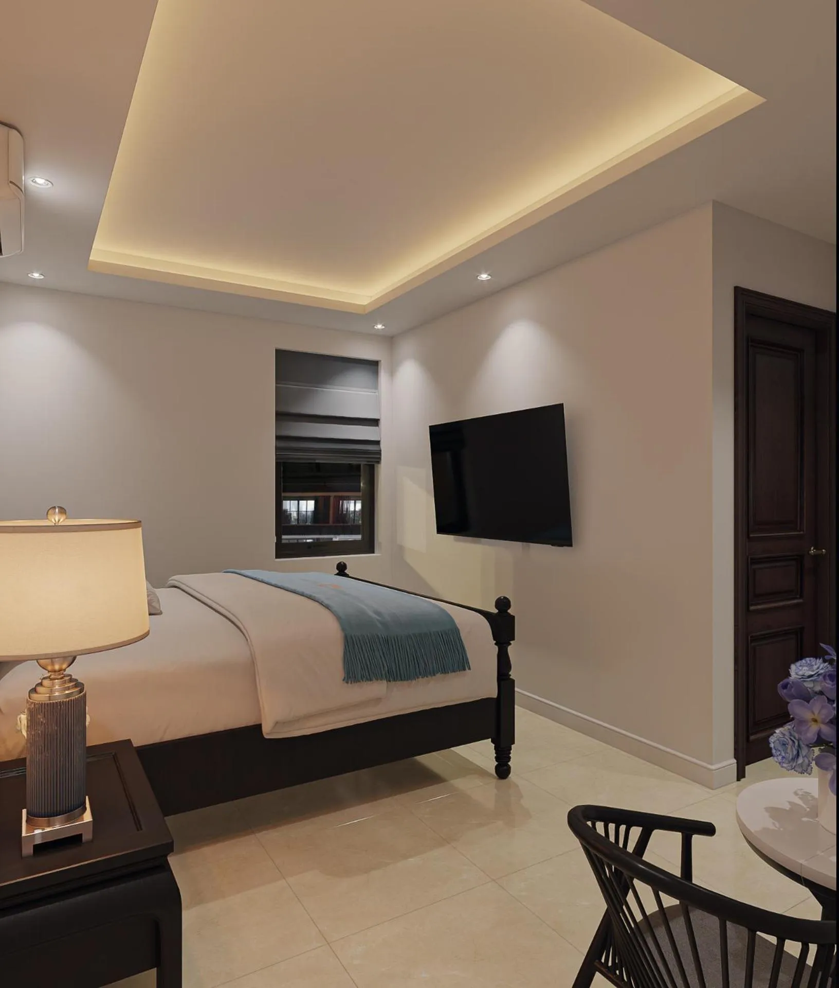 Bedroom, Bed in Luna Oriental