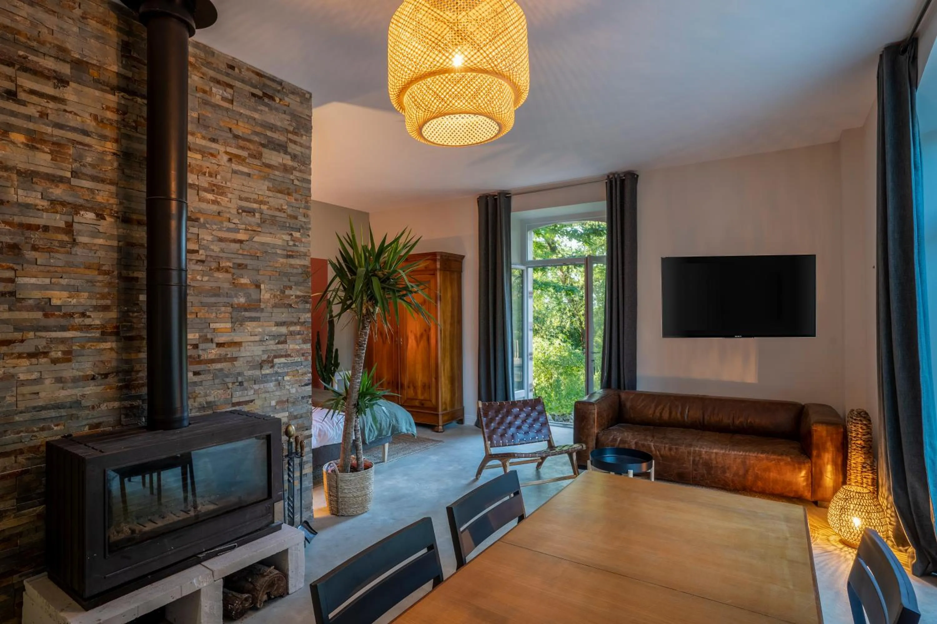 Living room in Le Château des Forges