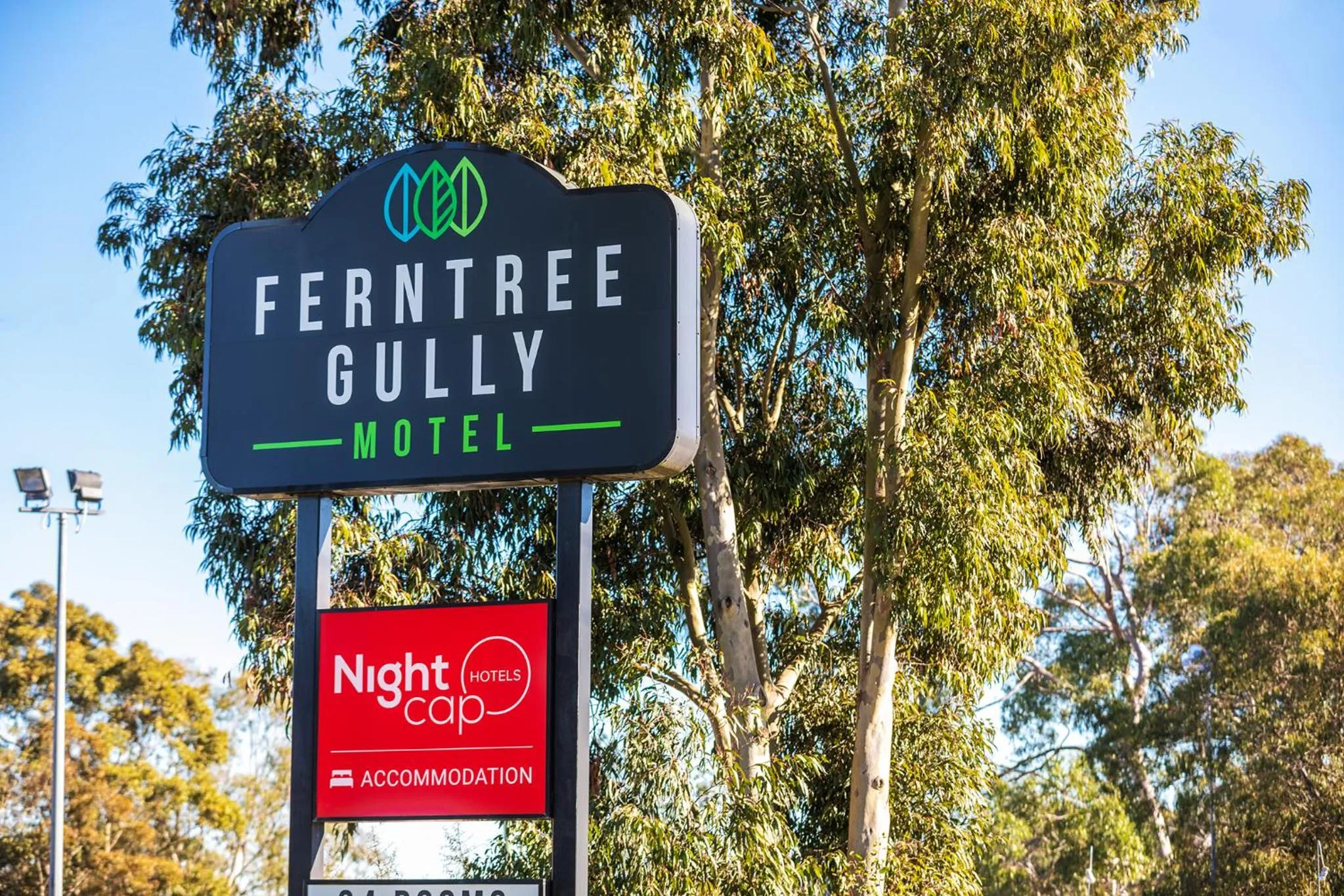 Property logo or sign in Nightcap at Ferntree Gully Hotel Motel