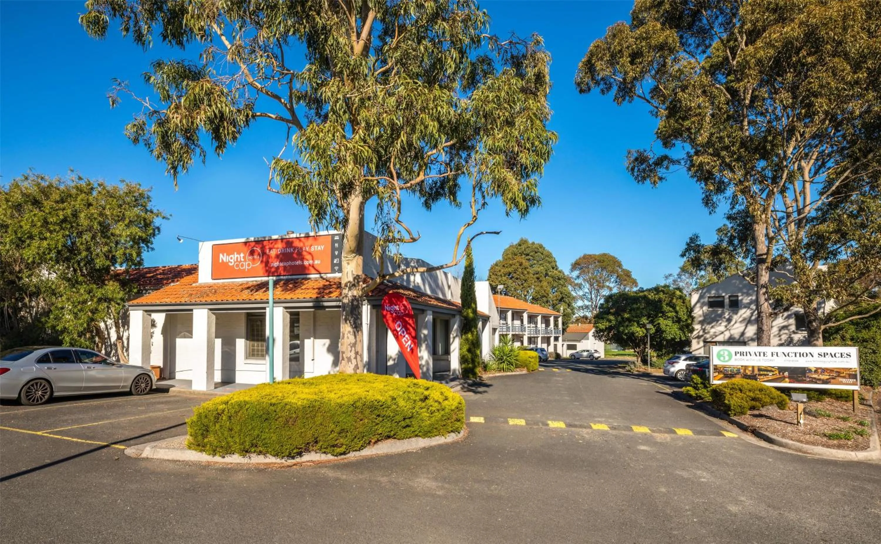 Property building in Nightcap at Ferntree Gully Hotel Motel