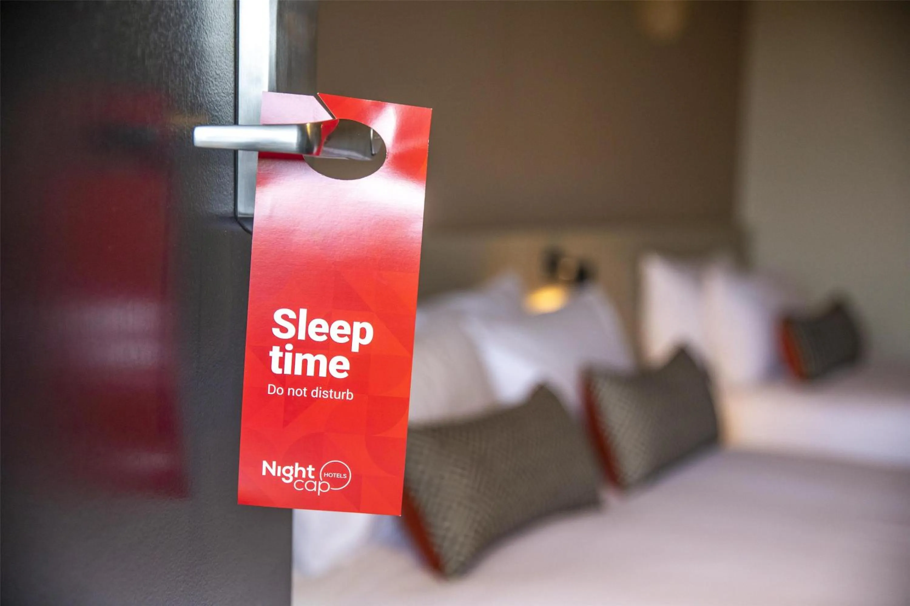 Bedroom, Bed in Nightcap at Manhattan Hotel