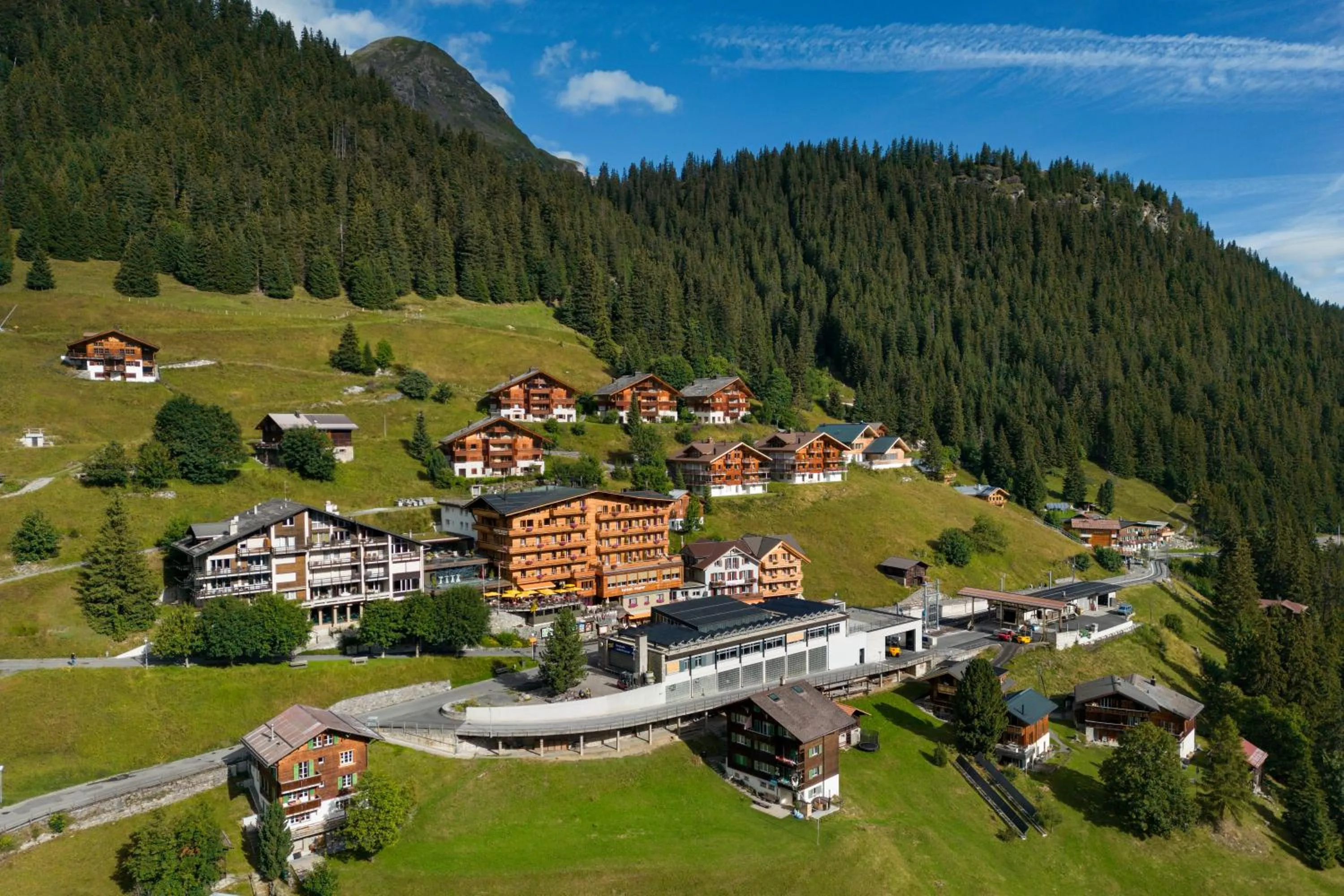Property building in Eiger Mürren Swiss Quality Hotel