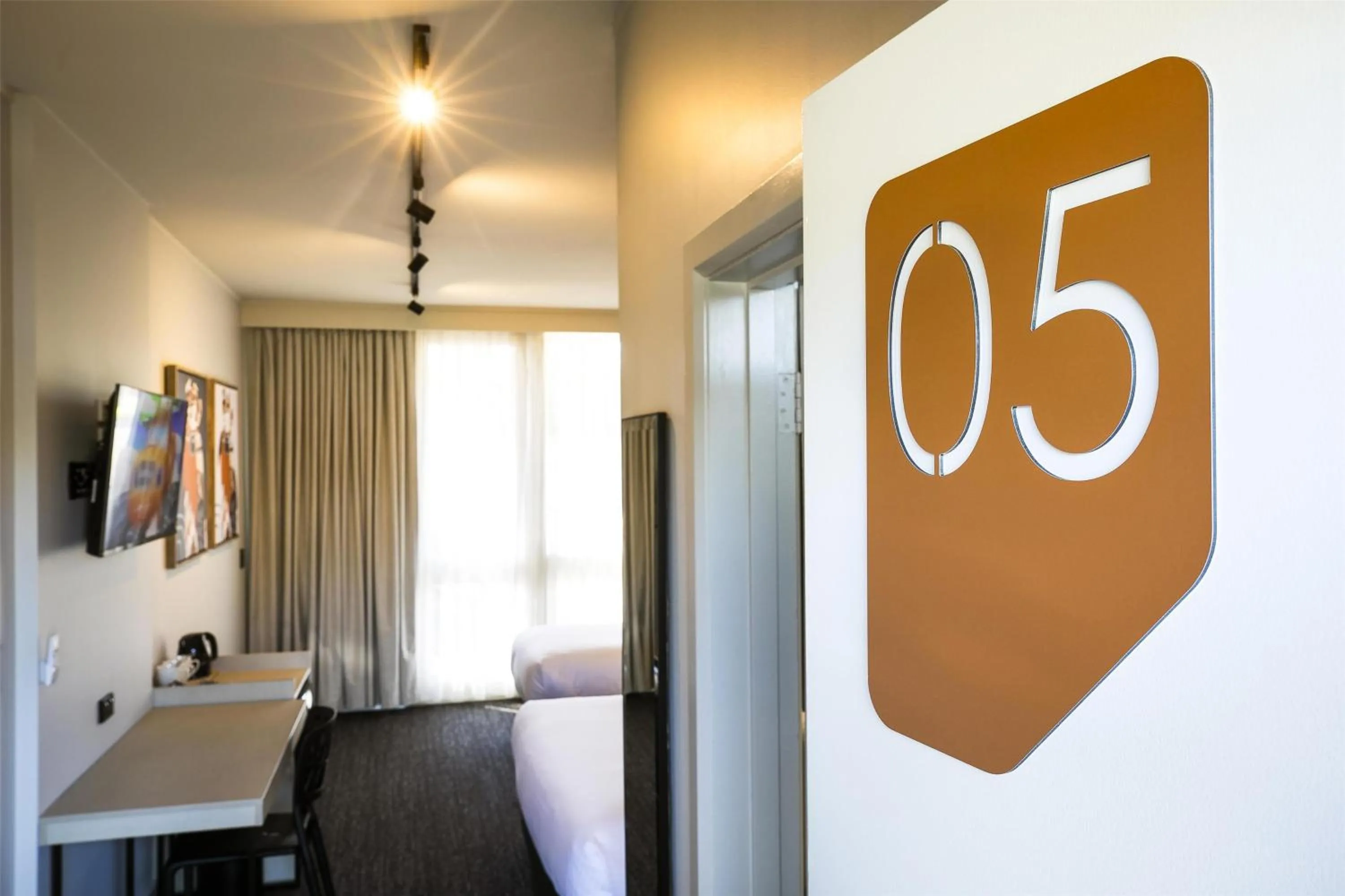 Bedroom in Nightcap at Sandown Park Hotel