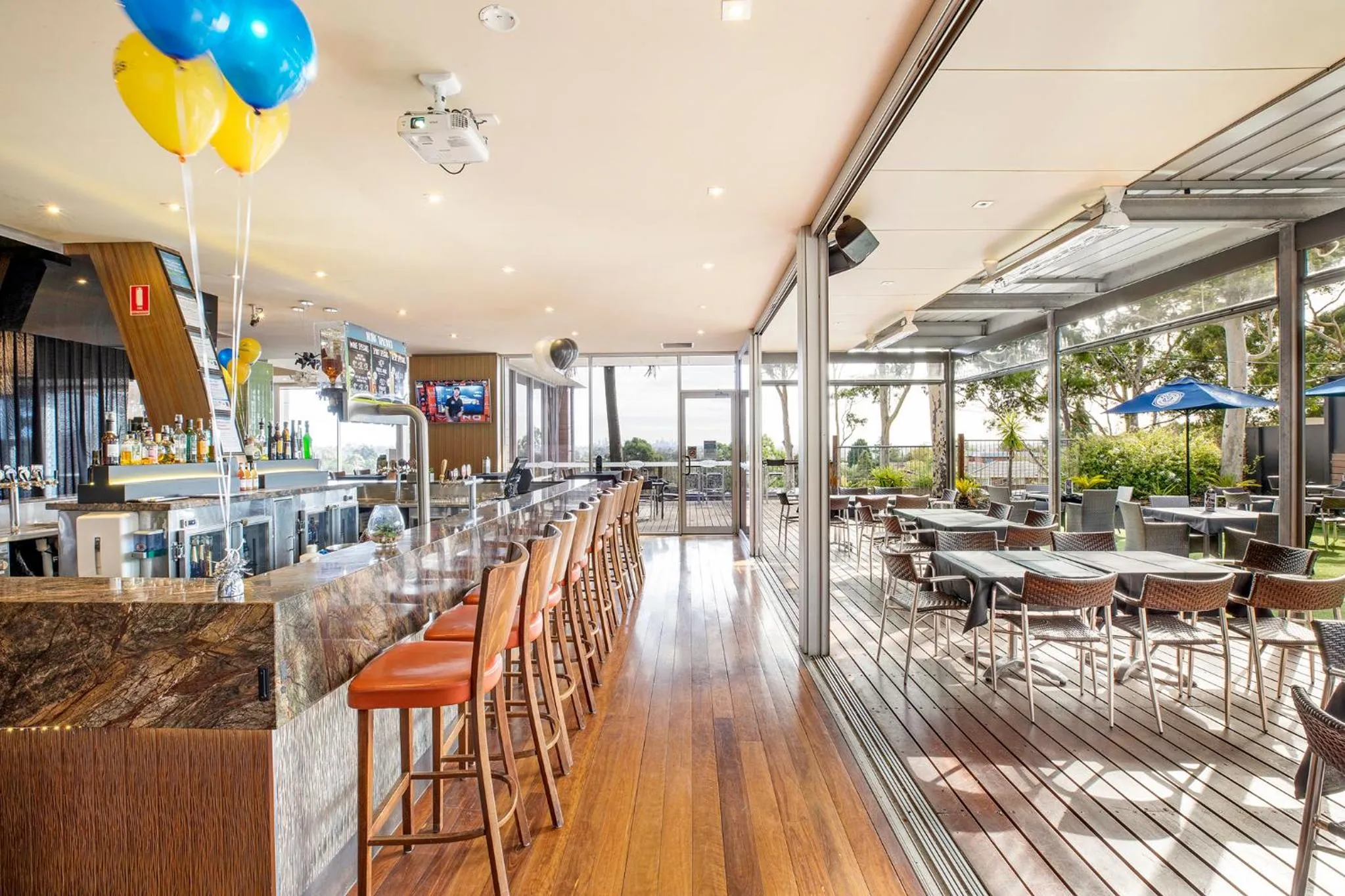 Patio in Nightcap at Shoppingtown Hotel