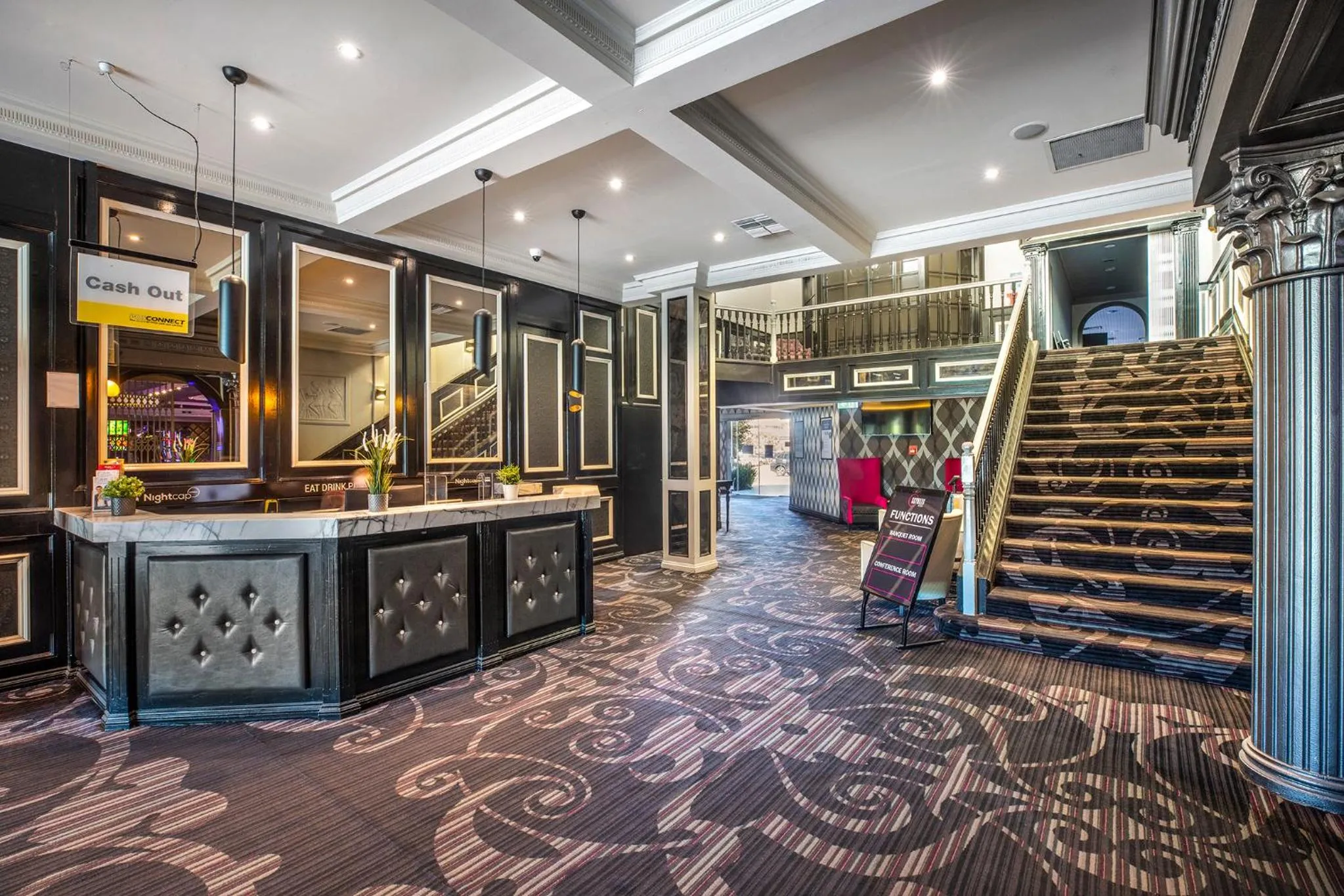 Lobby or reception in Nightcap at Skyways Hotel