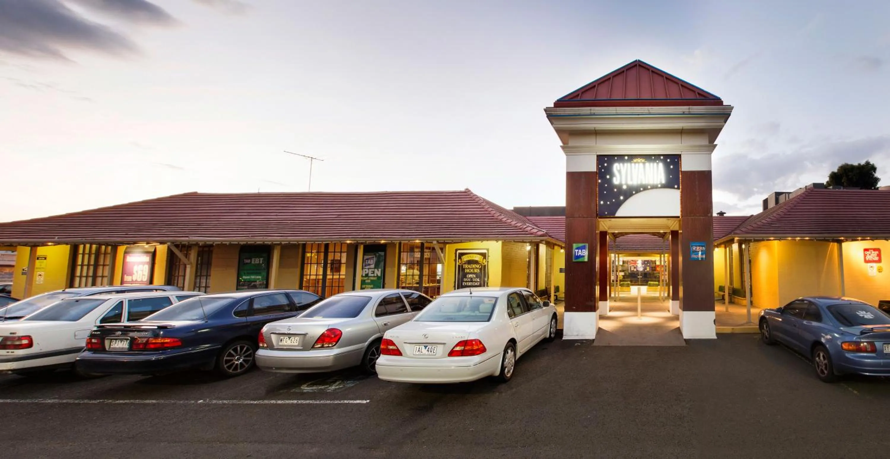 Facade/entrance in Nightcap at Sylvania Hotel