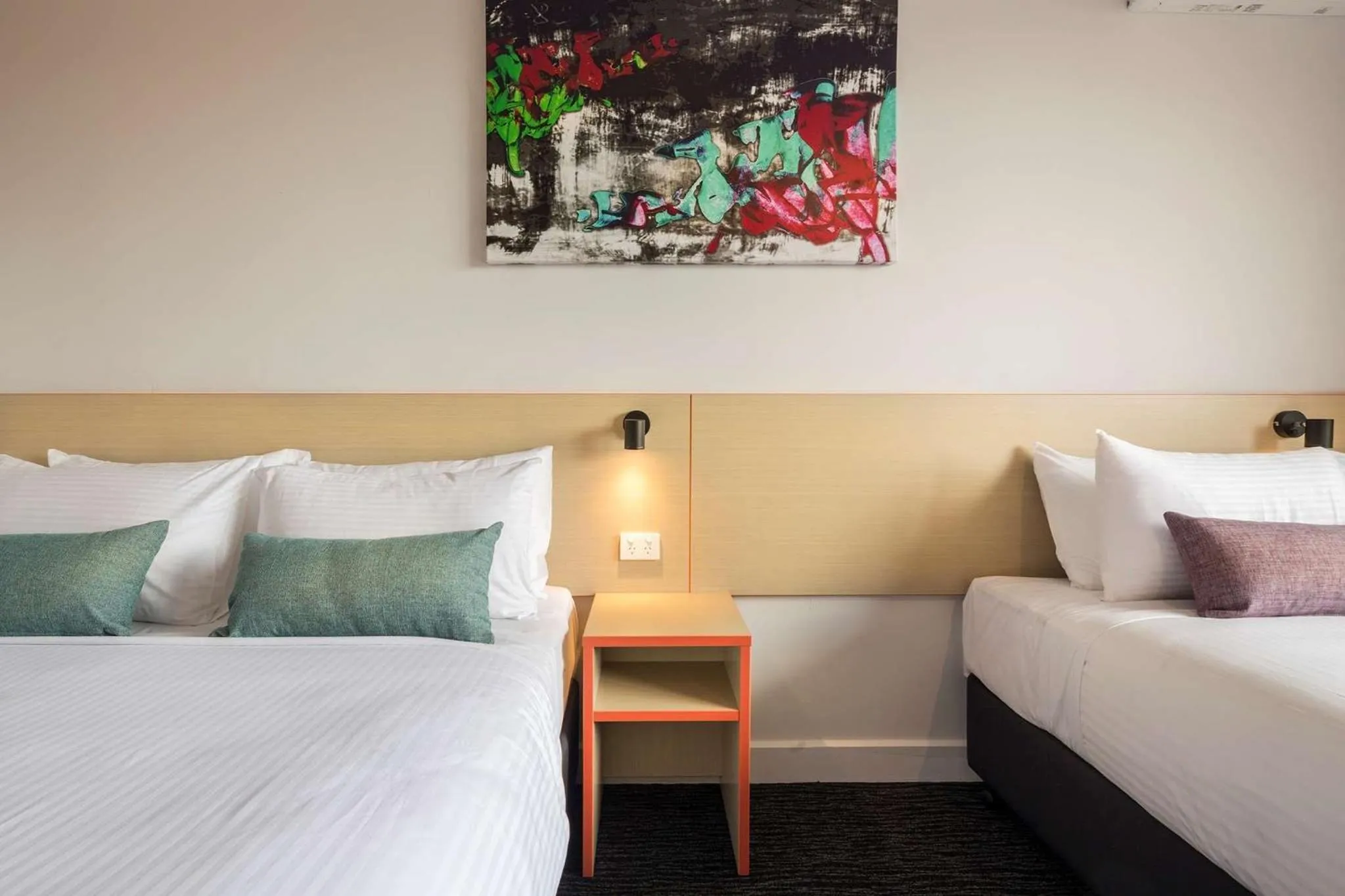 Bedroom, Bed in Nightcap at Waltzing Matilda Hotel