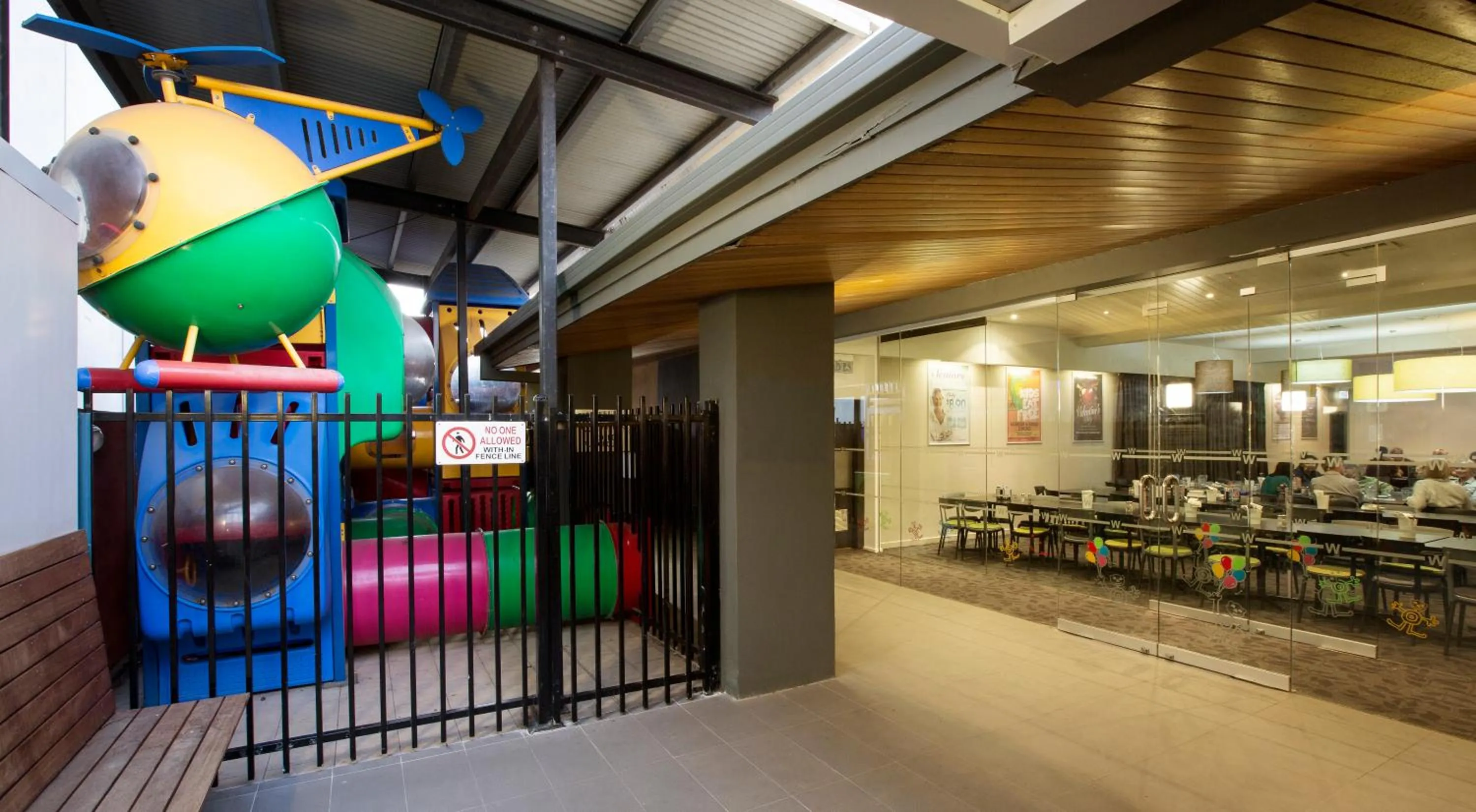 Children play ground in Nightcap at Westside Hotel