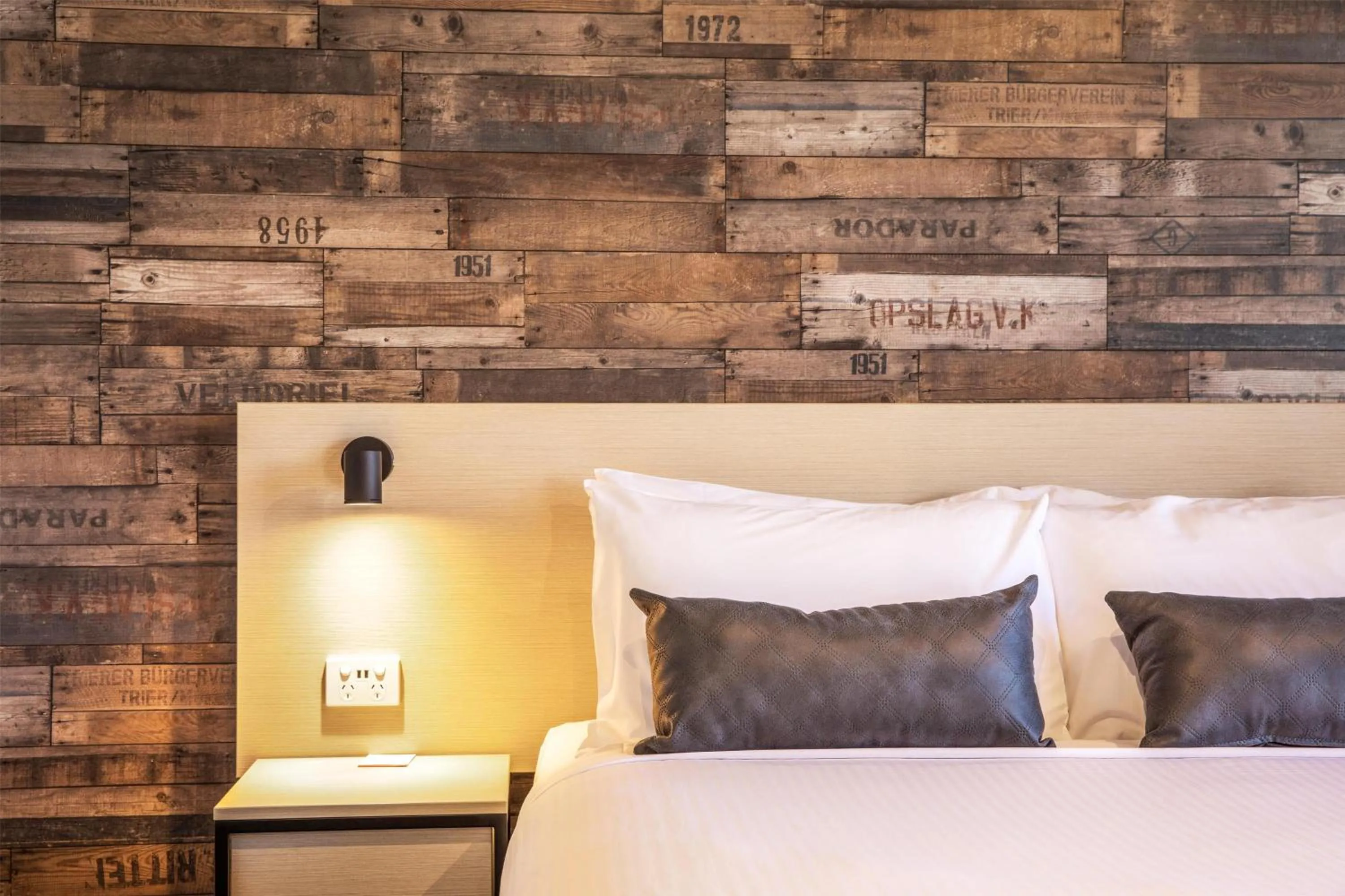 Bedroom, Bed in Nightcap at Westside Hotel