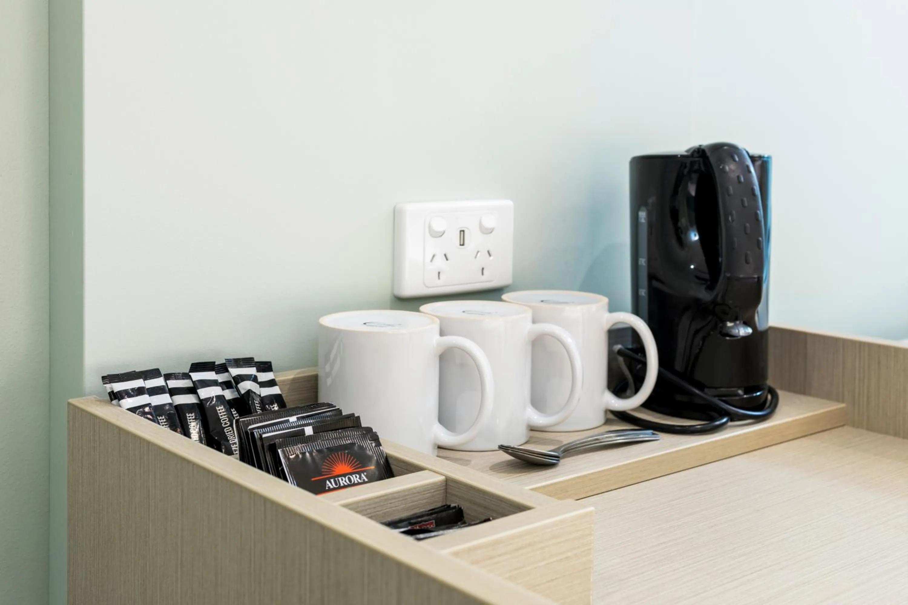Coffee/tea facilities in Nightcap at Atherton Hotel