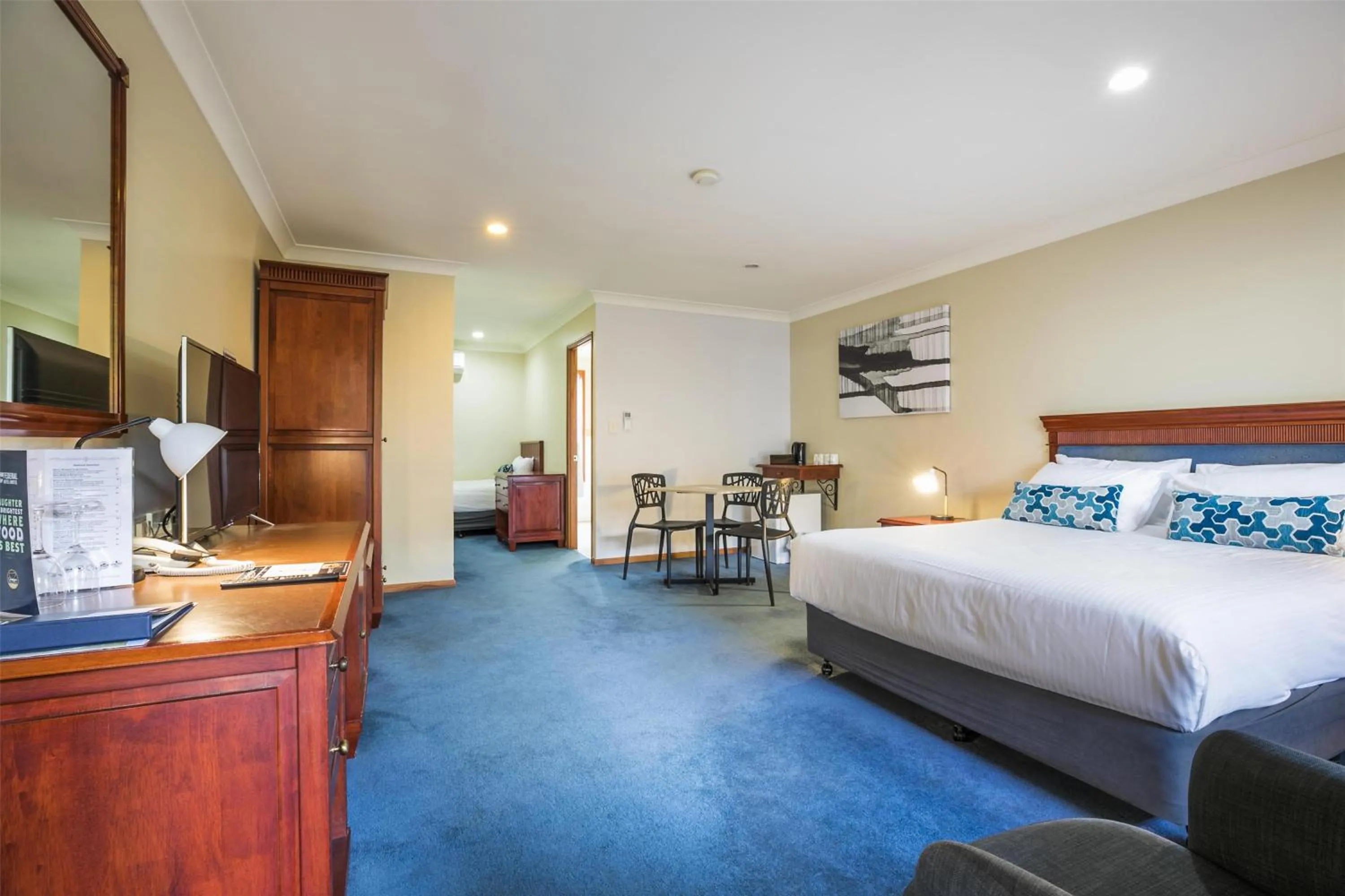 Bedroom, Bed in Nightcap at Federal Hotel Toowoomba