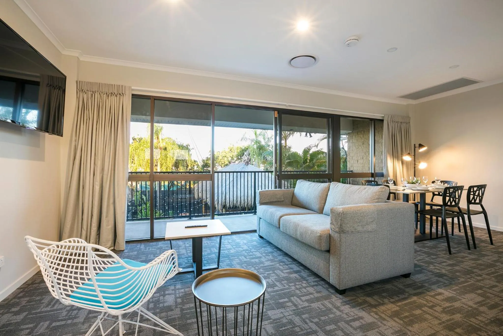 Living room in Nightcap at Kawana Waters Hotel