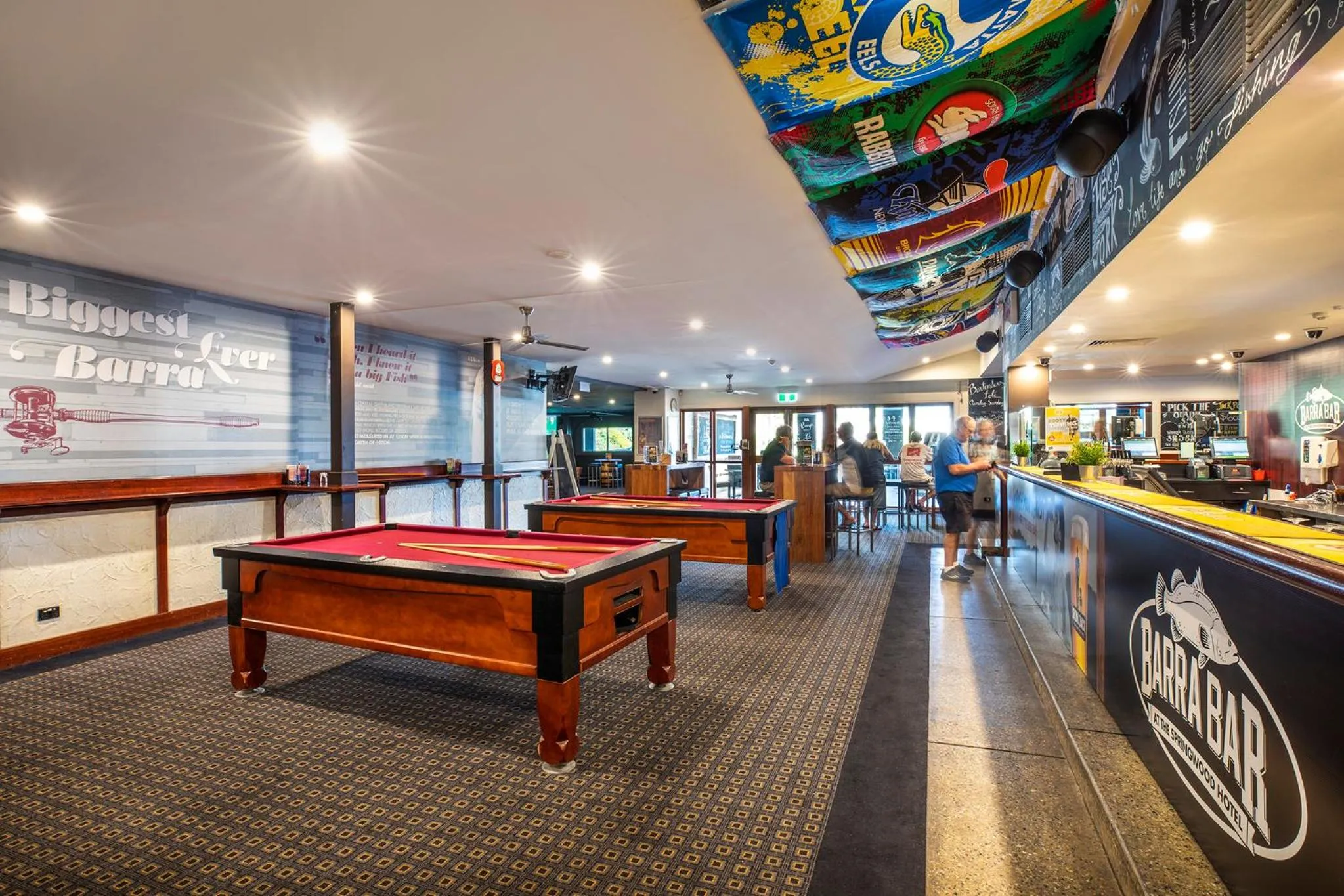 Billiard in Nightcap at Springwood Hotel
