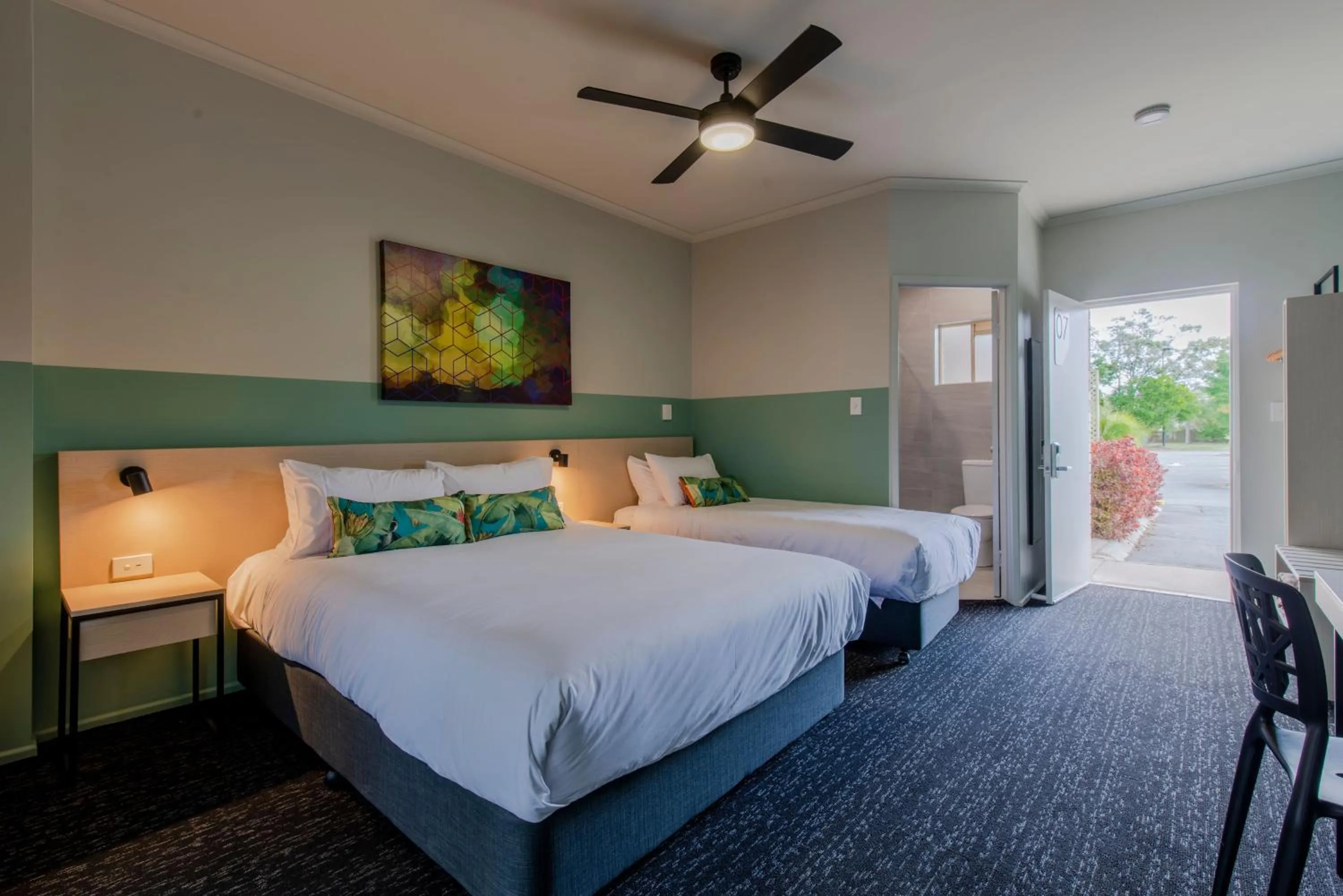 Bedroom, Bed in Nightcap at Northern Grounds