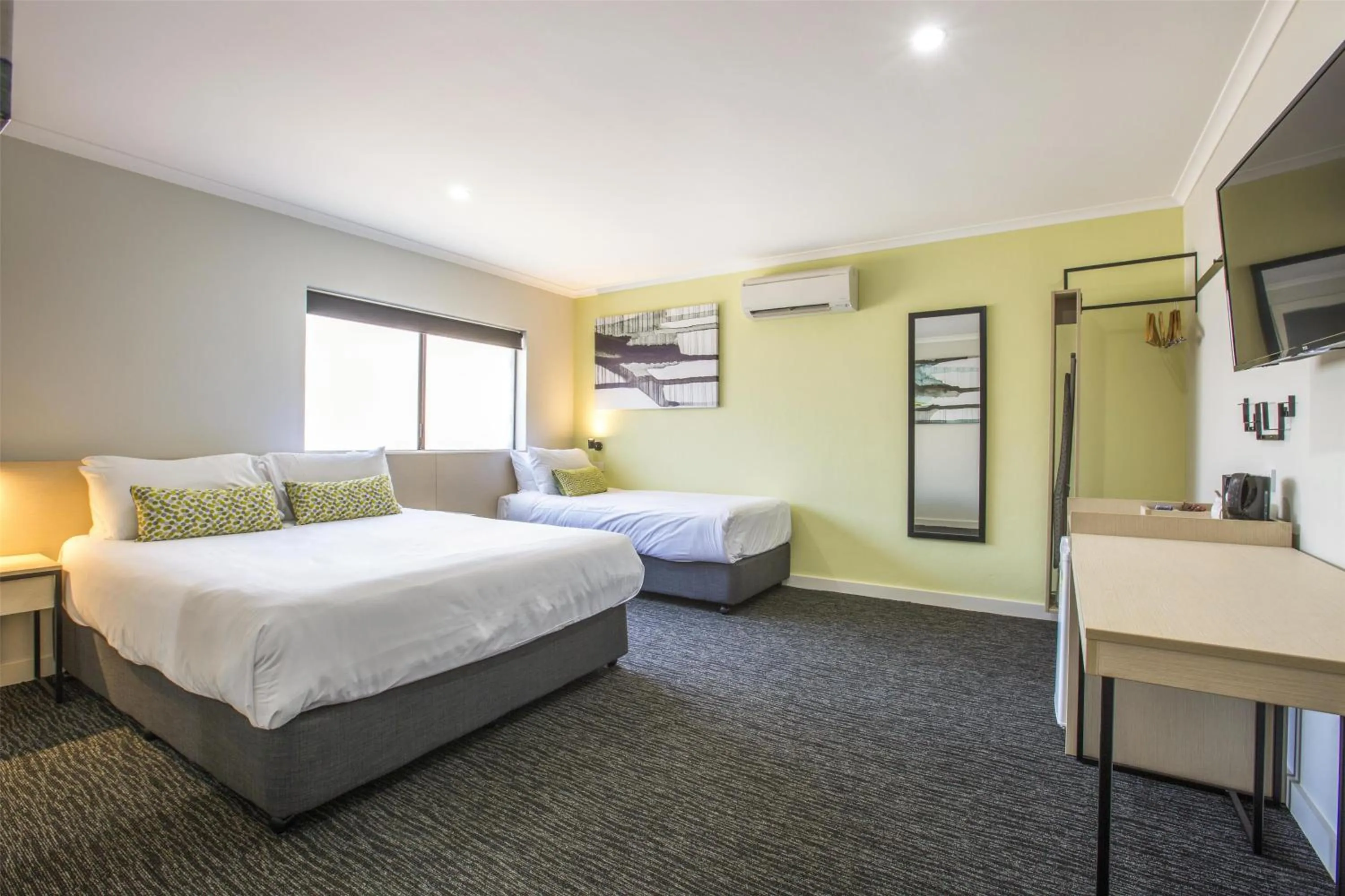 Bedroom, Bed in Nightcap at Blue Cattle Dog Hotel