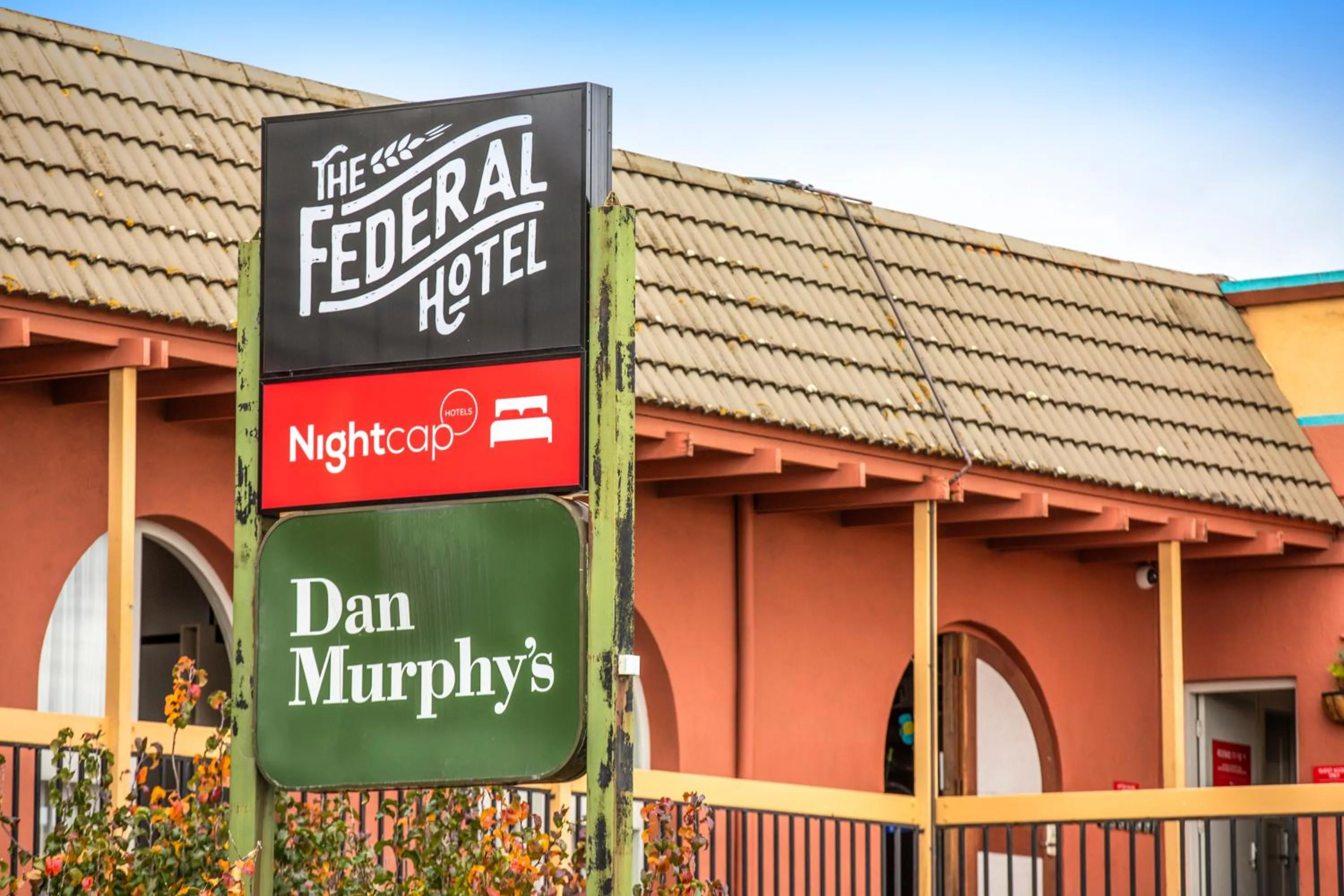 Property logo or sign in Nightcap at Federal Hotel Mt Gambier