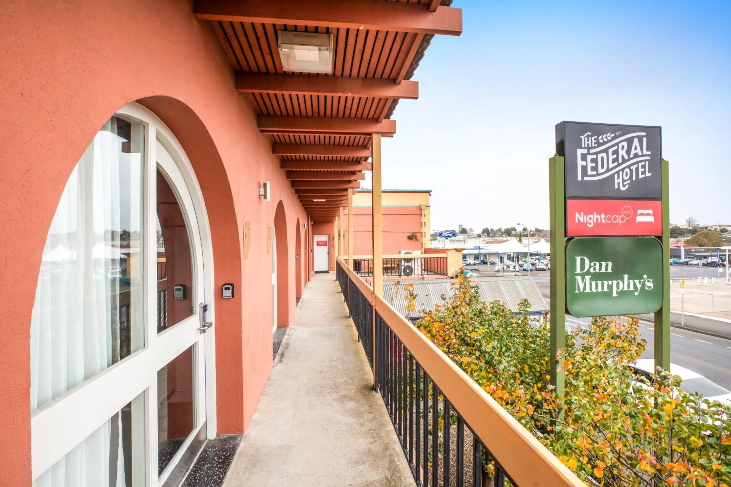 Balcony/Terrace in Nightcap at Federal Hotel Mt Gambier