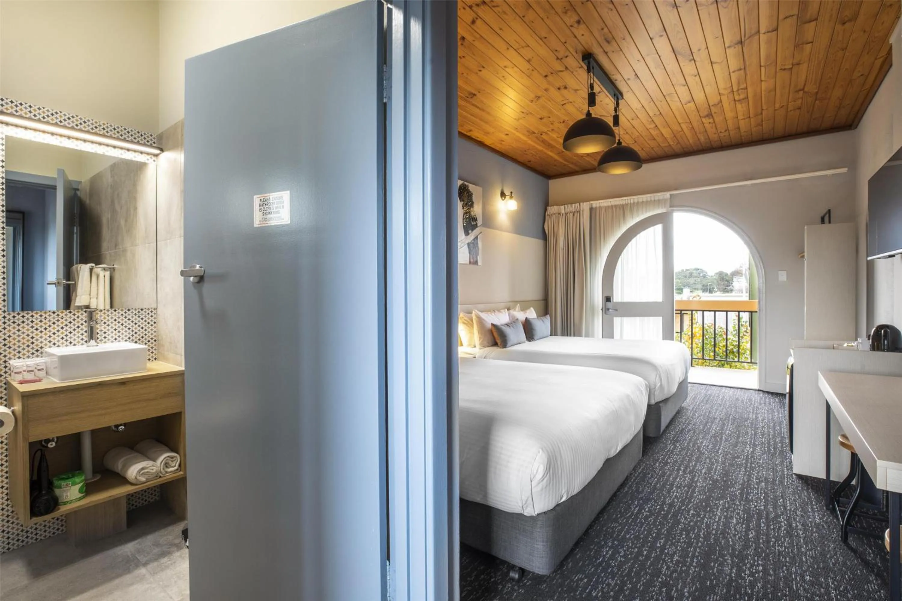 Bedroom, Bed in Nightcap at Federal Hotel Mt Gambier