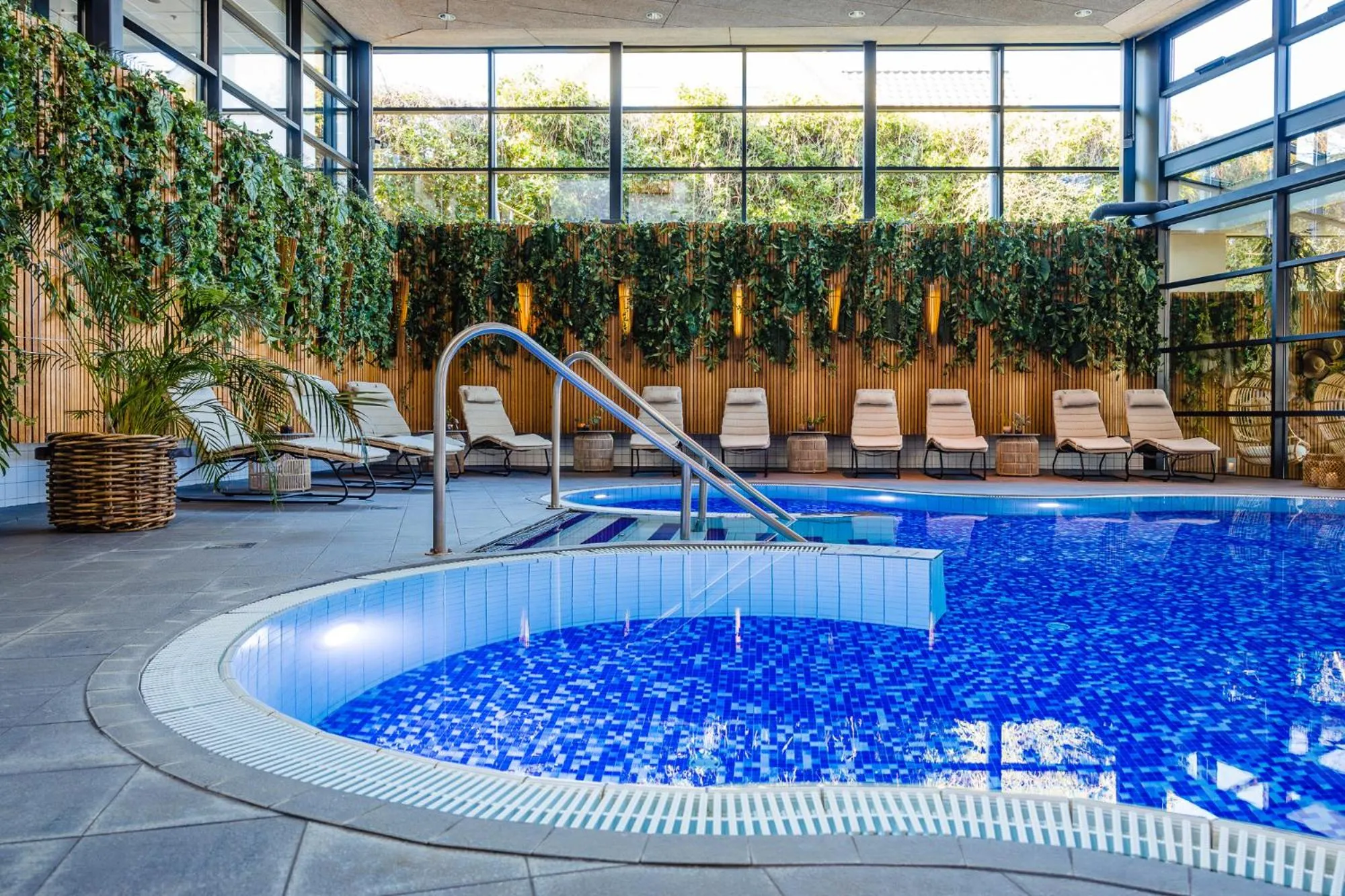 Swimming pool in Hotel Skansen Båstad