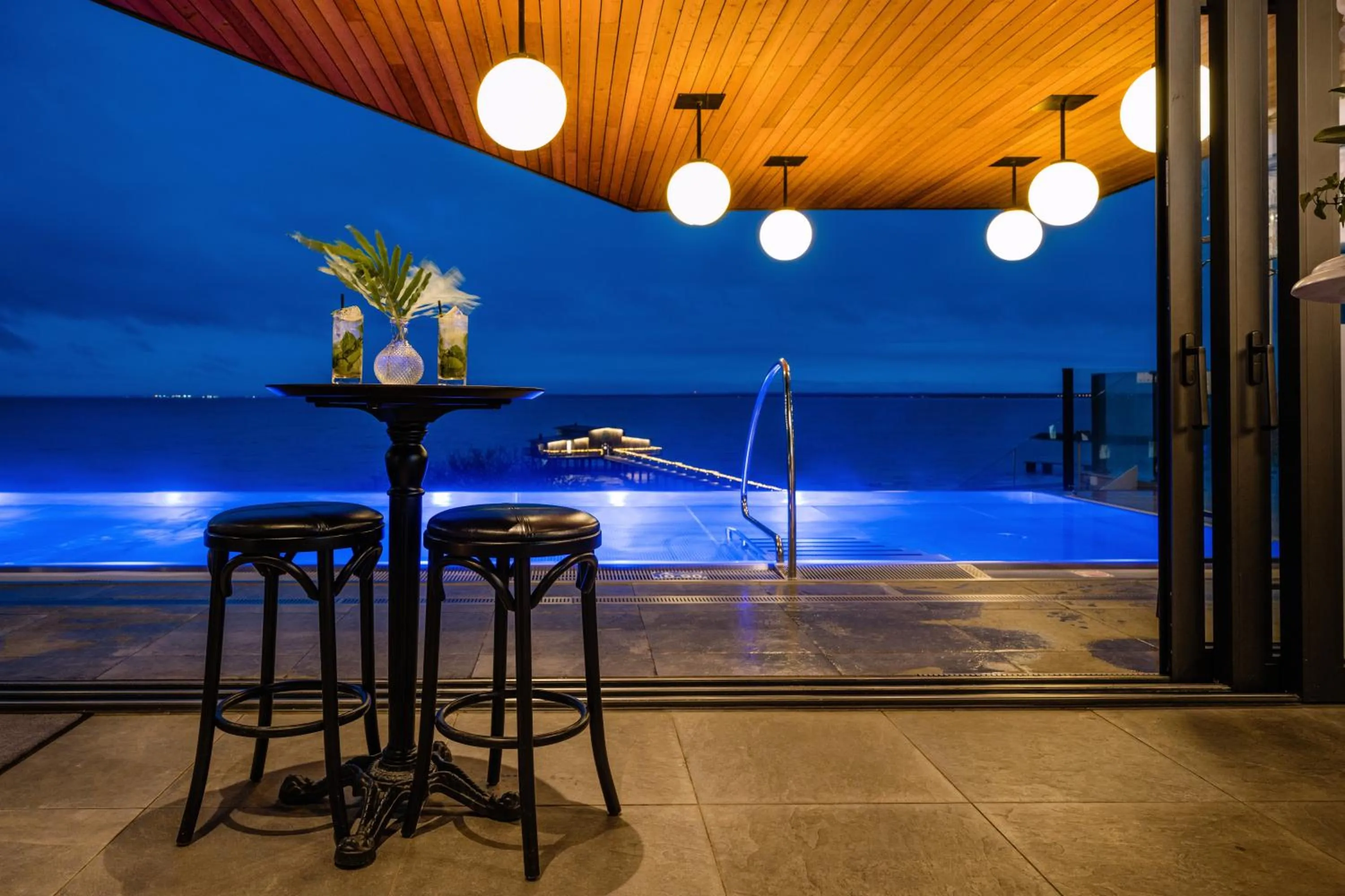Swimming pool in Hotel Skansen Båstad