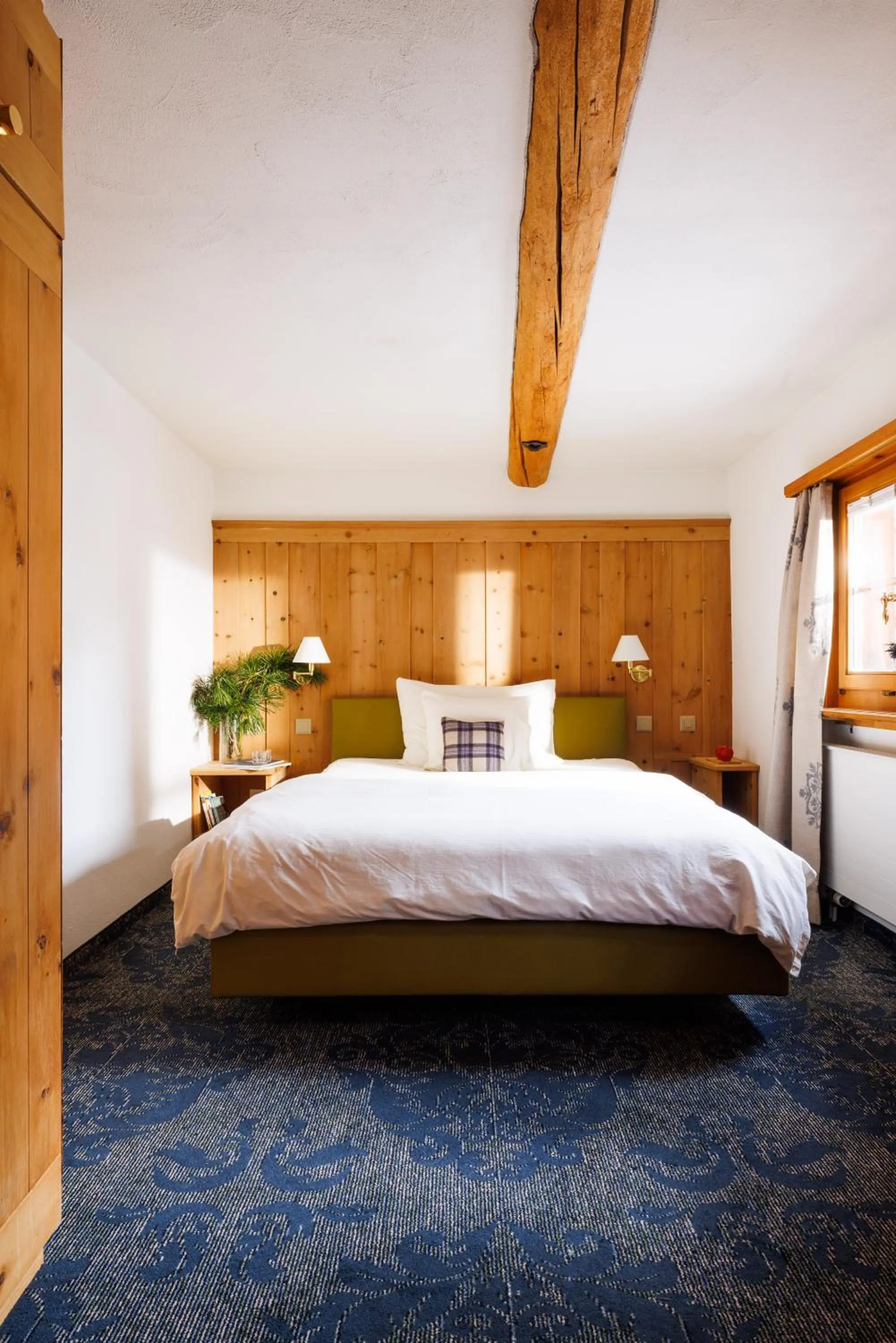 Bed in Hotel Chesa Rosatsch - Home of Food