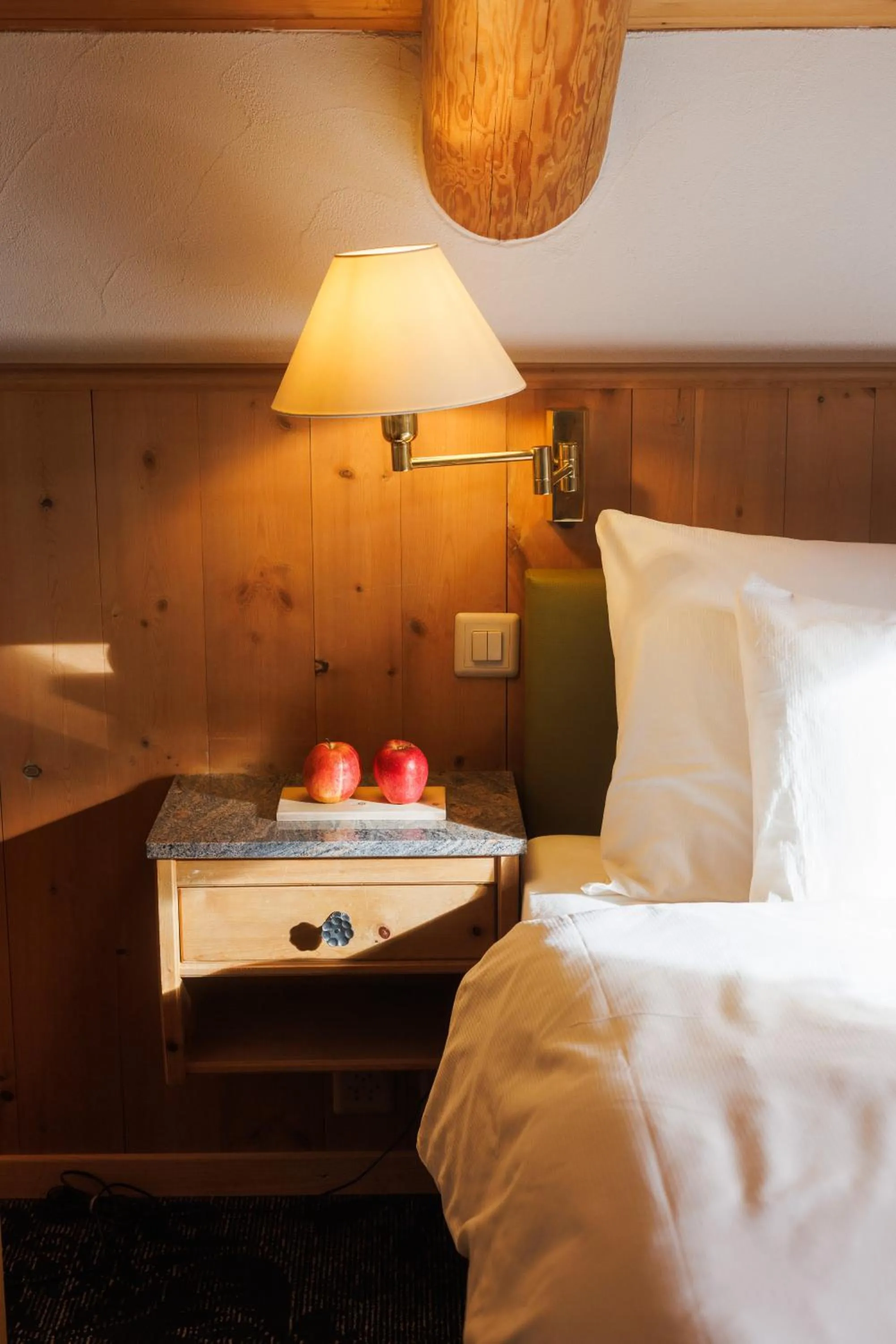 Bed in Hotel Chesa Rosatsch - Home of Food