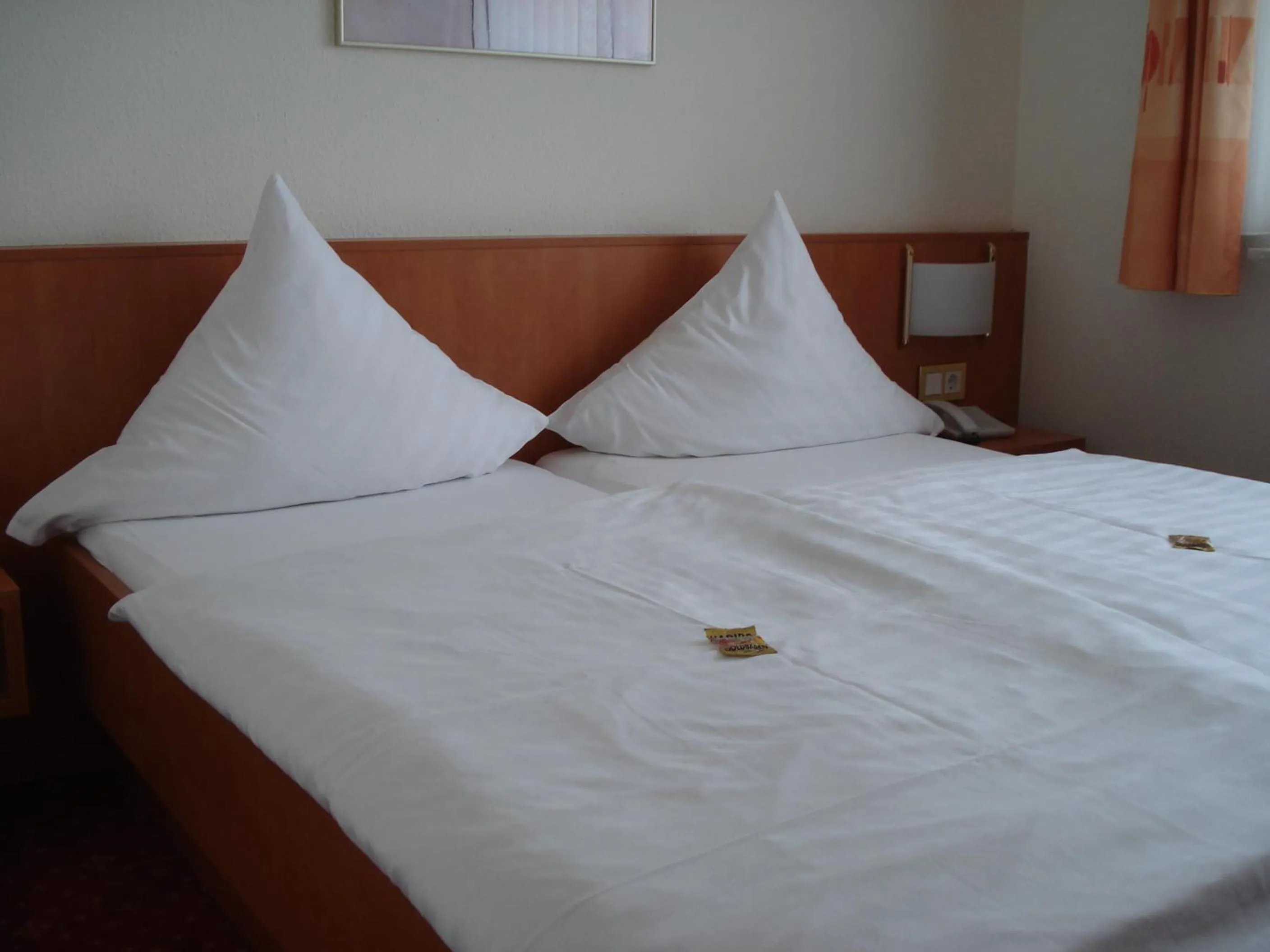 Bedroom, Bed in Panorama Hotel am Frankenstein