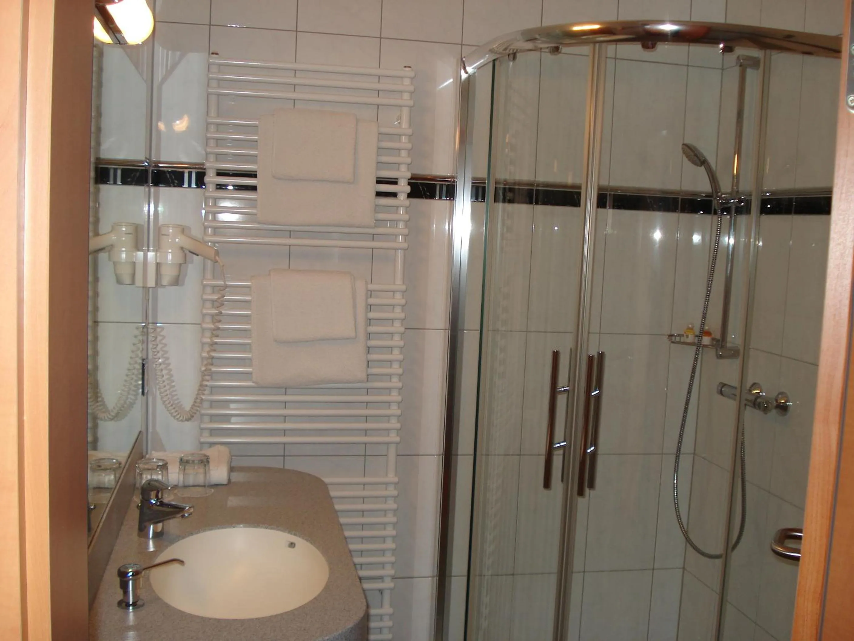 Bathroom in Panorama Hotel am Frankenstein