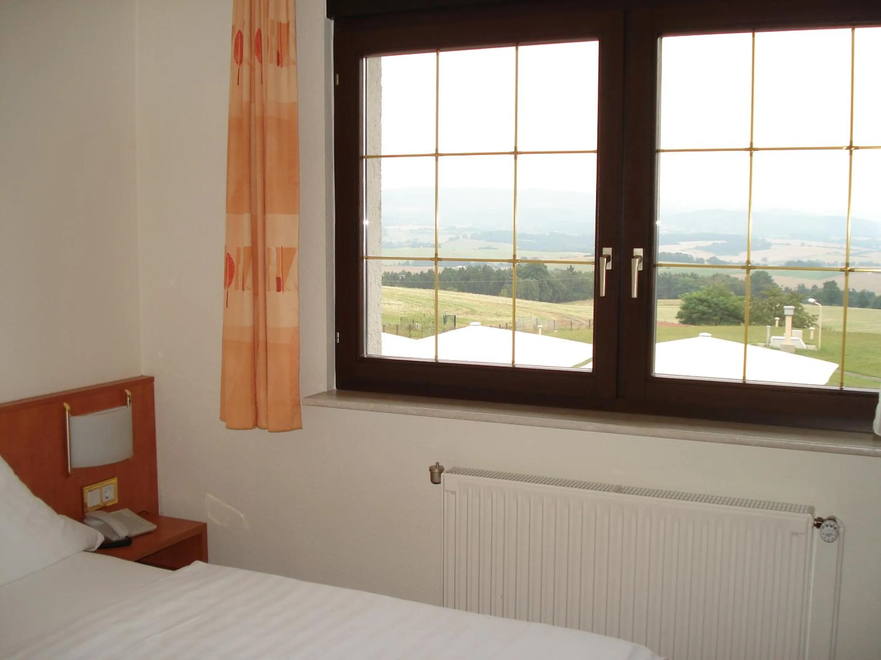 Bedroom, Bed in Panorama Hotel am Frankenstein