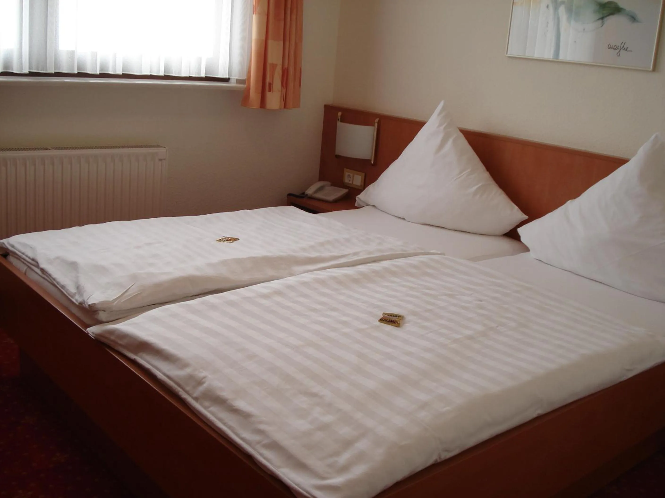 Bedroom, Bed in Panorama Hotel am Frankenstein