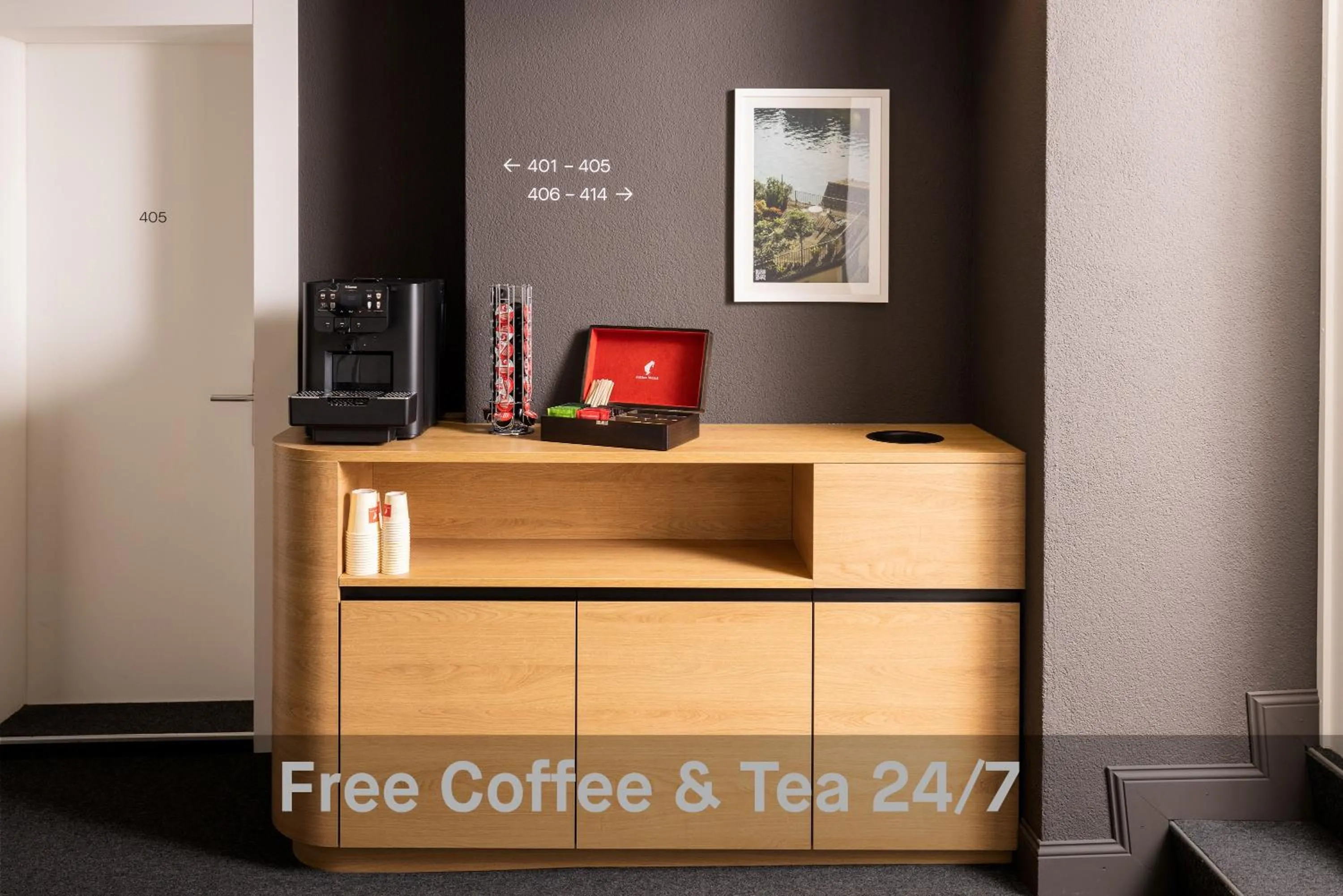 Coffee/tea facilities in Fred Hotel Zürich Hauptbahnhof