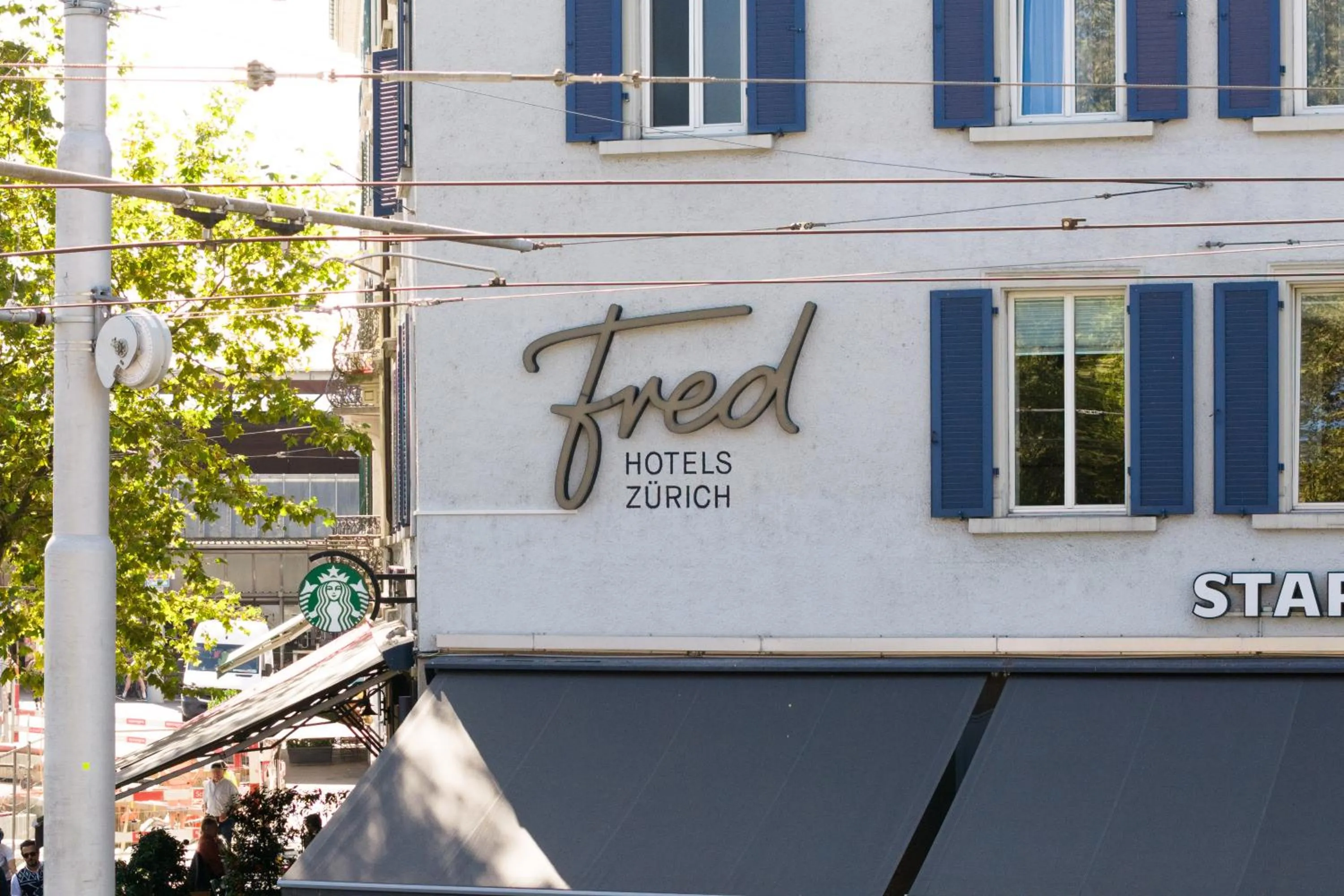 Property building in Fred Hotel Zürich Hauptbahnhof